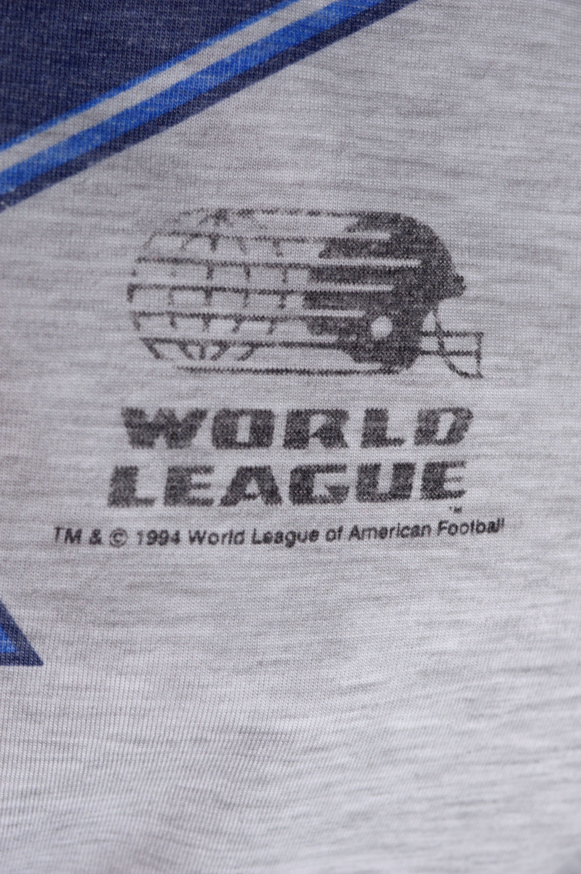 Vintage Vintage Claymores 1994 World league t shirt Size US XL / EU 56 / 4 - 3 Thumbnail