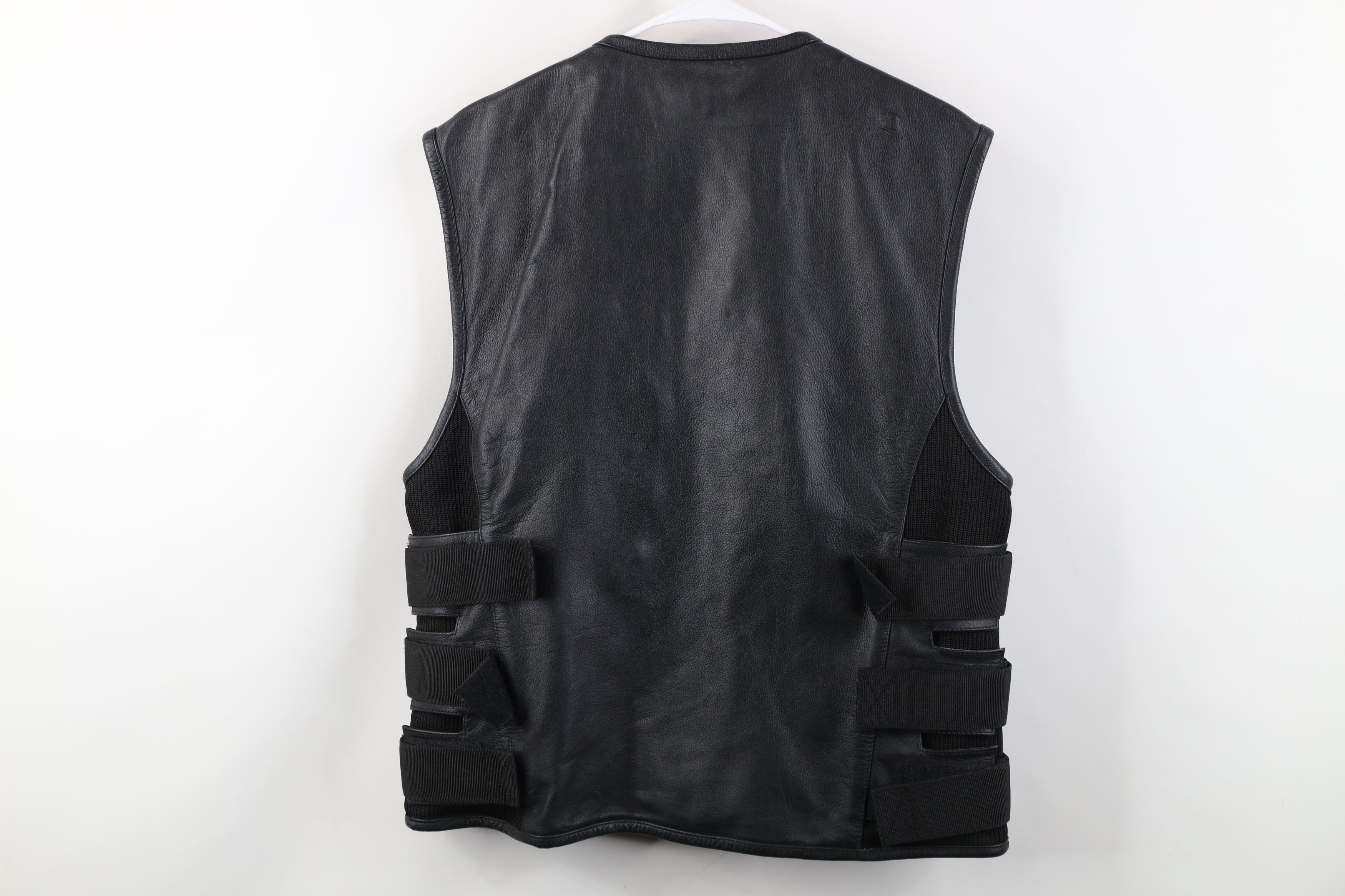 Vintage Vintage Y2K Streetwear Tactical Motorcycle Vest Jacket Size US M / EU 48-50 / 2 - 13 Thumbnail