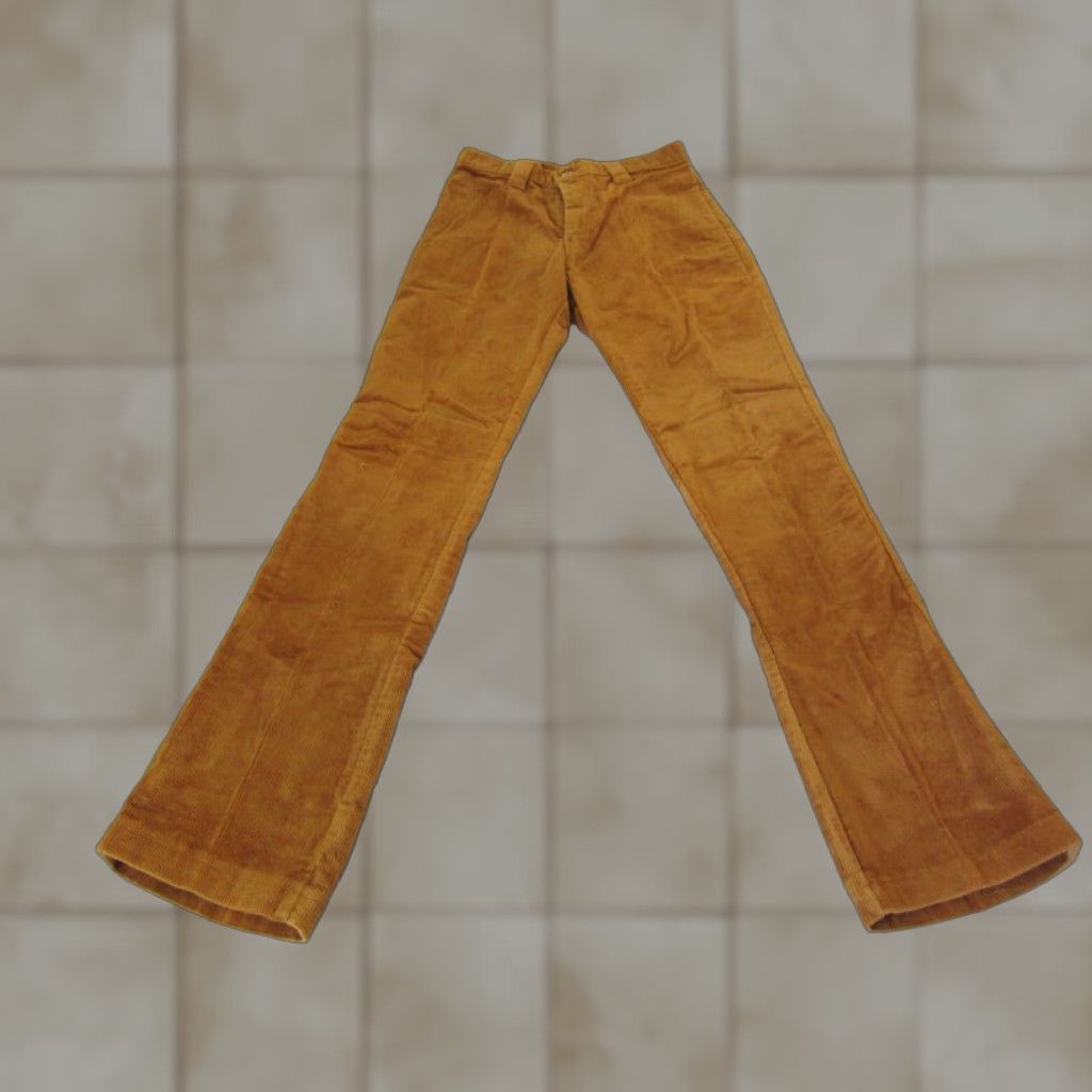 Farah VINTAGE Farah Pants Corduroy 12/13 Regular 23w x 31L Brown Mens Womens Teens? Size 34" / US 12 / IT 48 - 1 Thumbnail