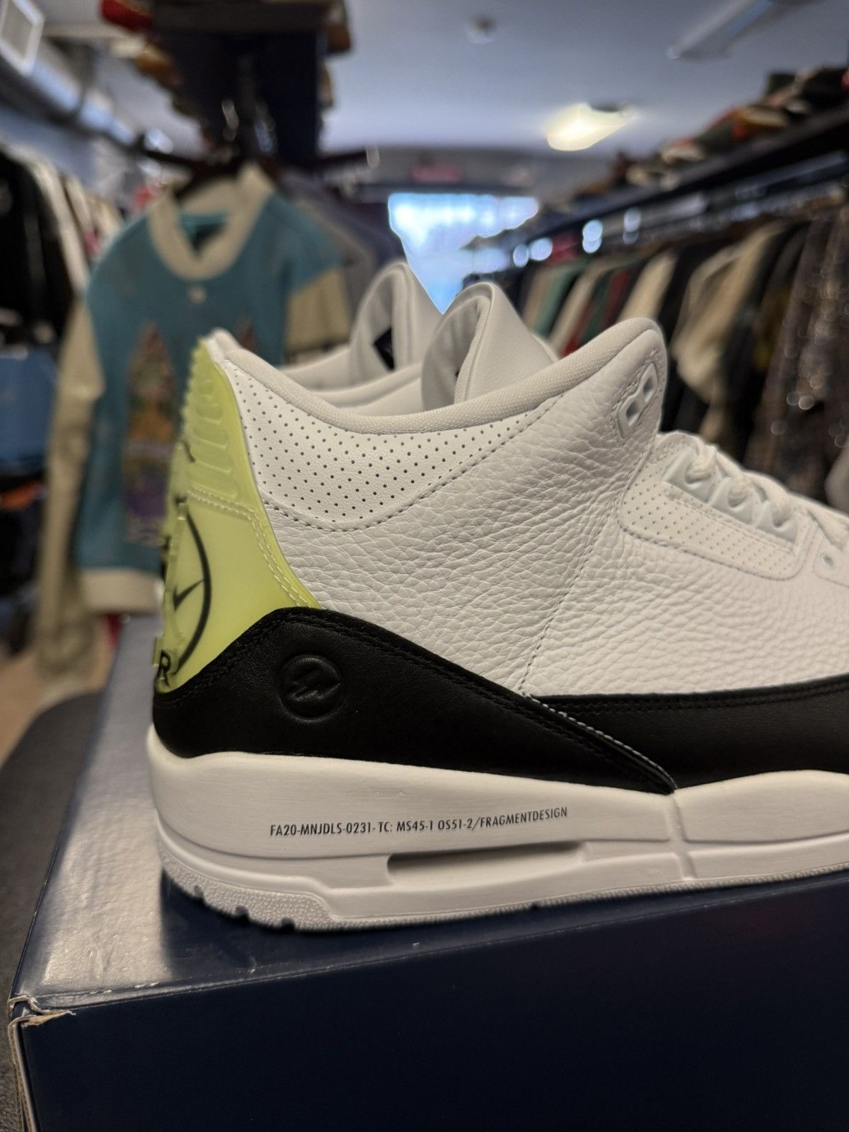 Jordan Brand × Nike Jordan 3 Black White Fragment Size 12 Brand New Size US 12 / EU 45 - 4 Thumbnail