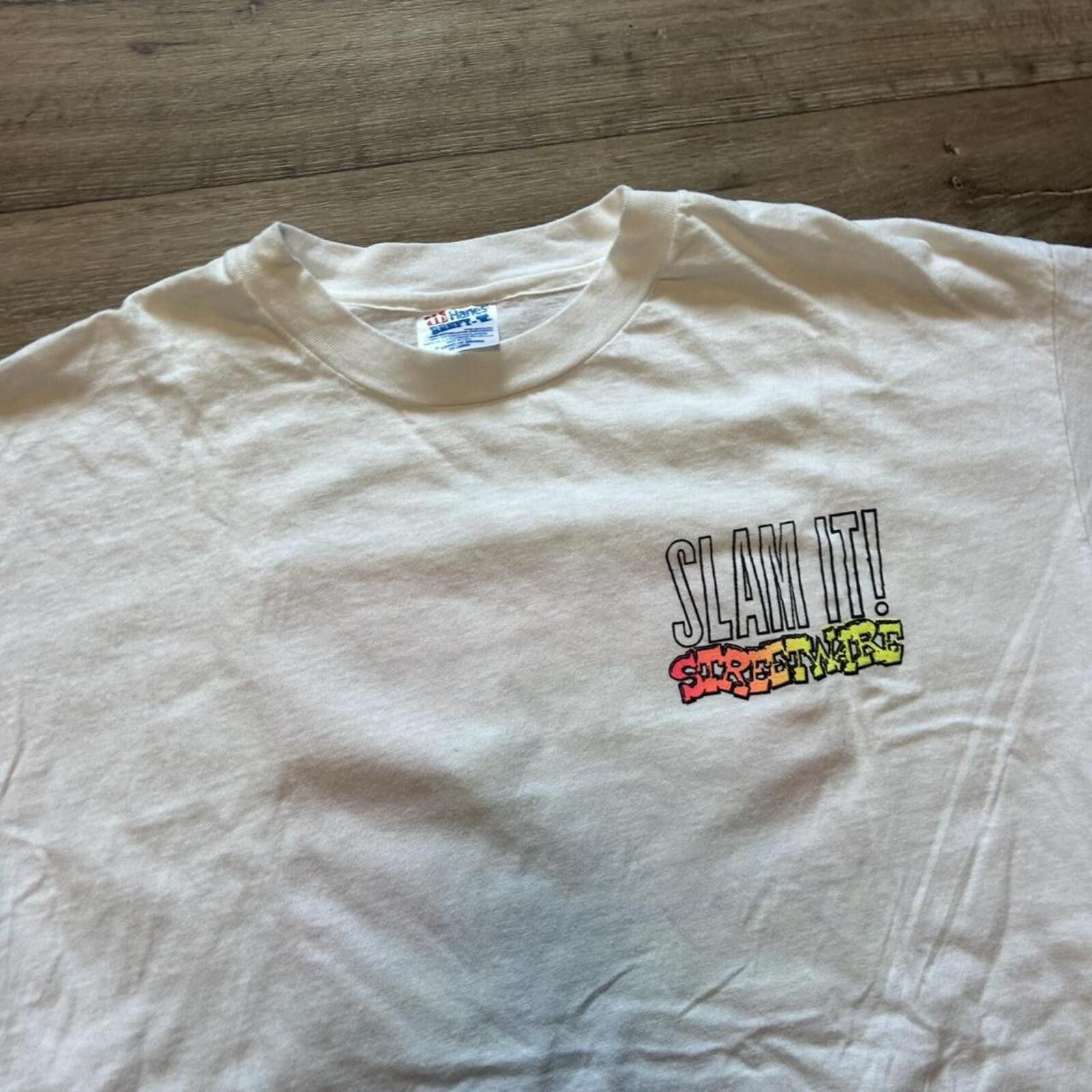 Fruit Of The Loom Vintage Truck Graphic t shirt Slam It 90’s Size US XXL / EU 58 / 5 - 4 Thumbnail