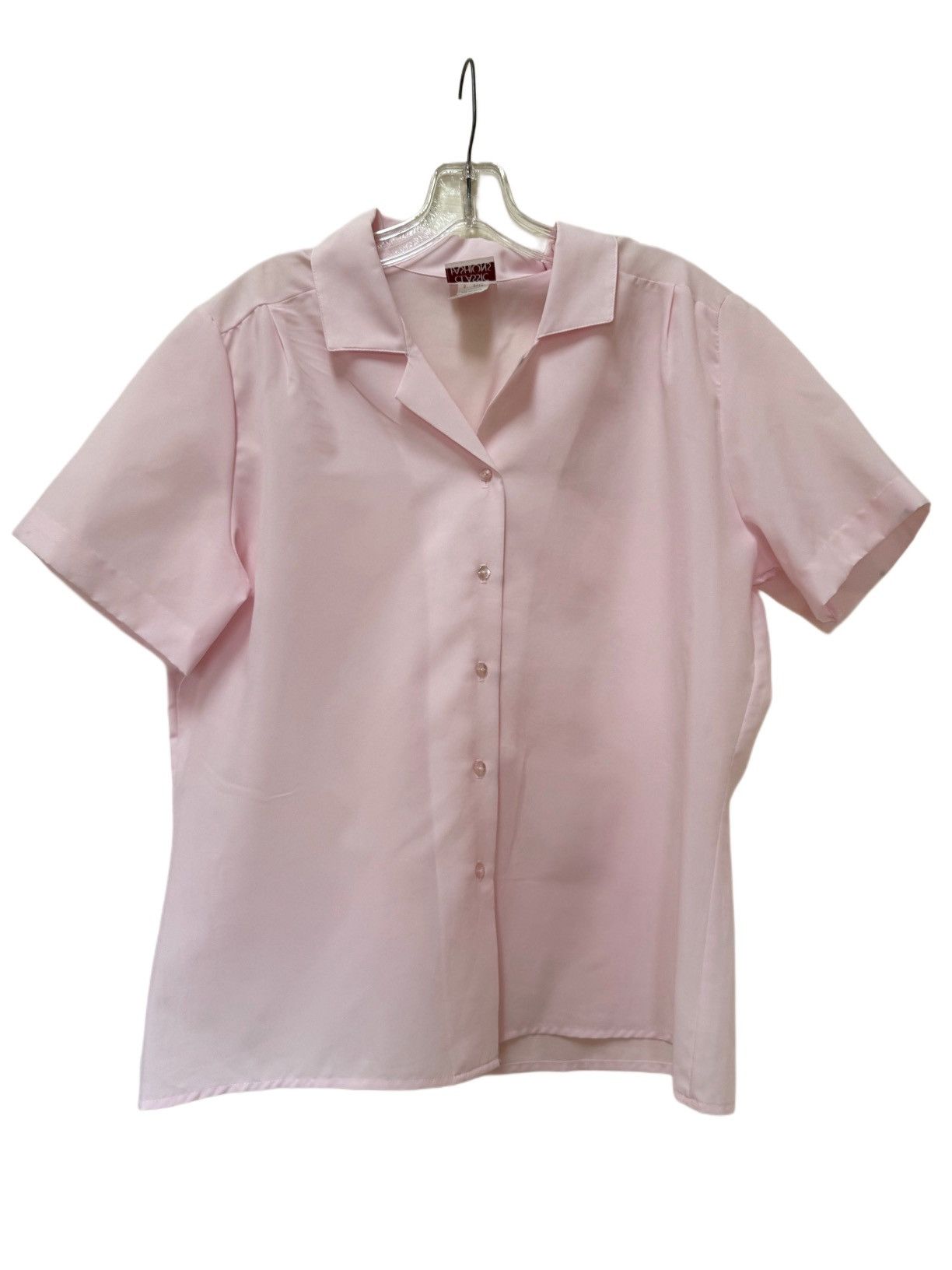 Vintage Classic Fashions women’s M vintage pastel baby pink button Size M / US 6-8 / IT 42-44 - 5 Thumbnail