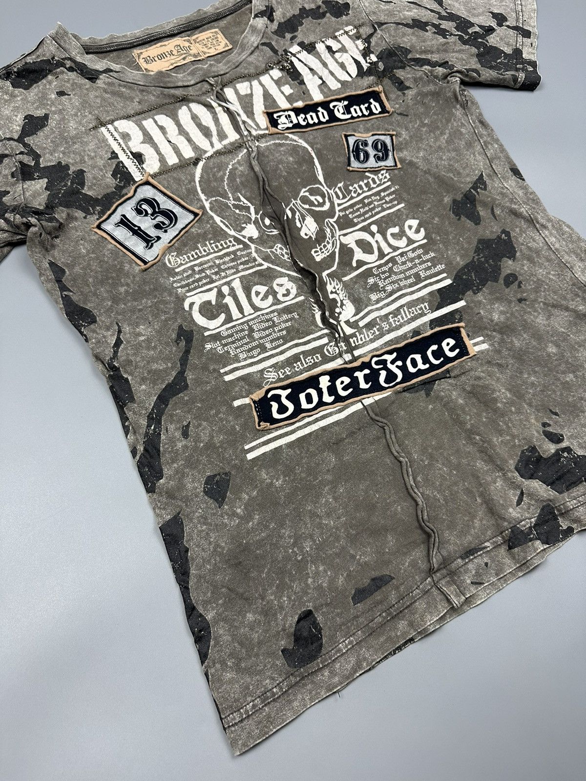 Affliction × If Six Was Nine 🔥Sick🔥Bronze Ace Skull Affliction Design Tee Size US L / EU 52-54 / 3 - 4 Thumbnail