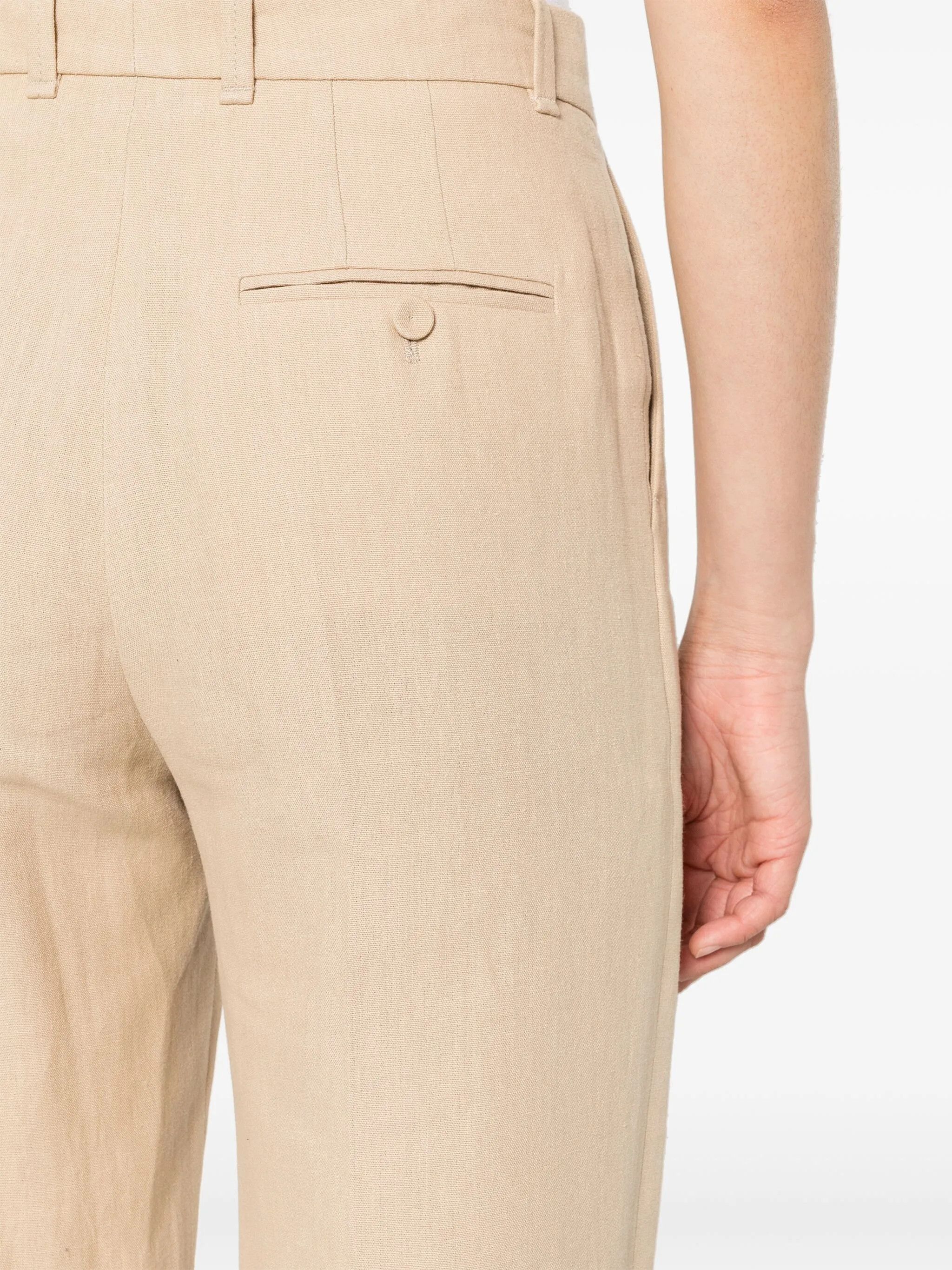 Chloe o1y0825 Casual Pant in Beige Size 28" / US 6 / IT 42 - 2 Thumbnail