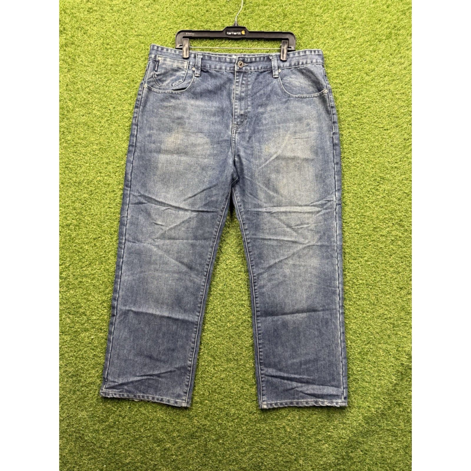 Ecko Unltd. Ecko Jeans Mens 38x30 Loose Fit Denim Y2K Grunge Baggy Skater Affliction 2000s Size US 38 / EU 54 - 2 Thumbnail