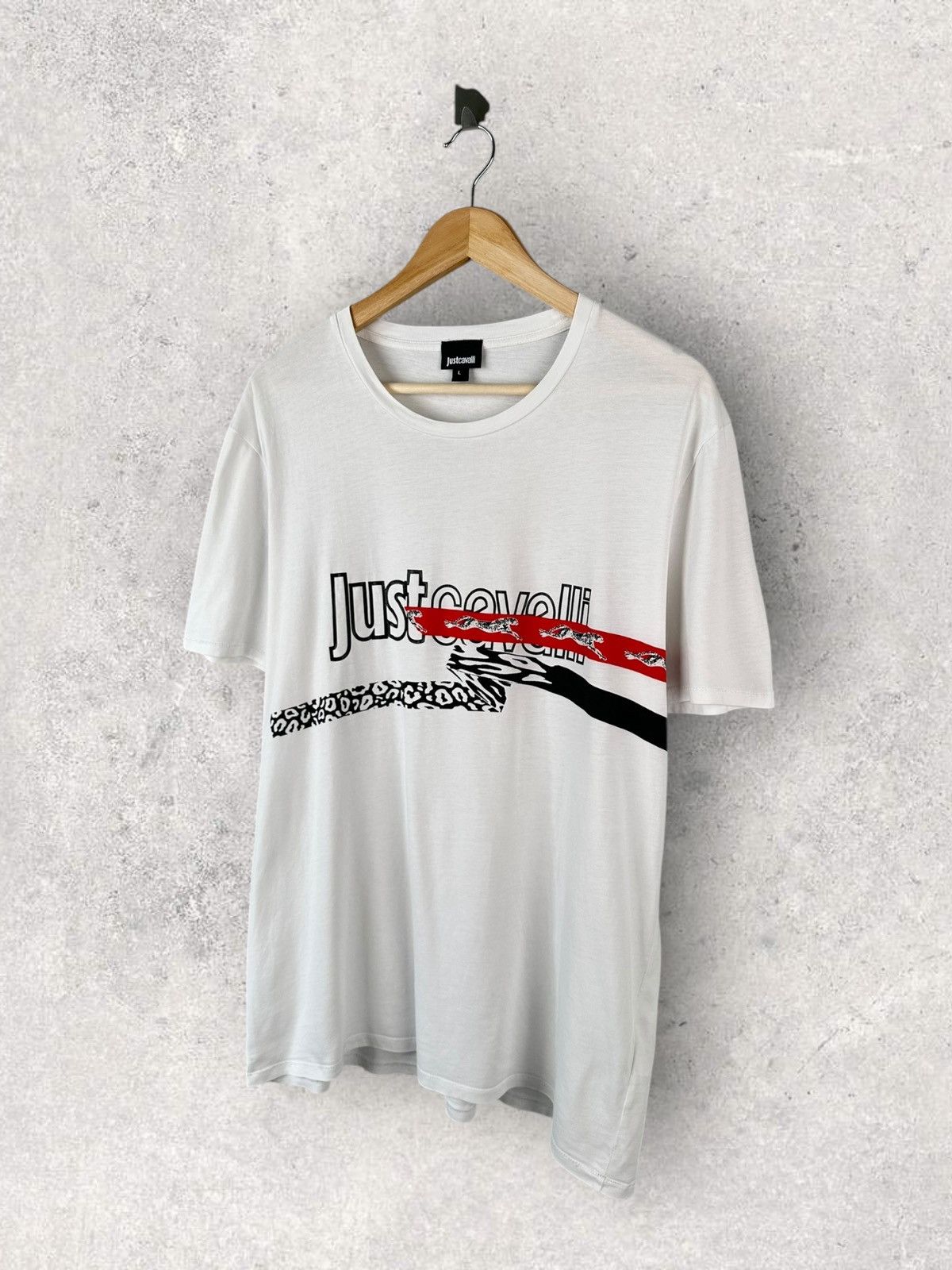 Tシャツ・カットソー JUST CAVALLI Men T-shirt White 78OAHT03CJ500 003 JUST CAVALLI: T-shirt men - White | Just Cavalli t-shirt