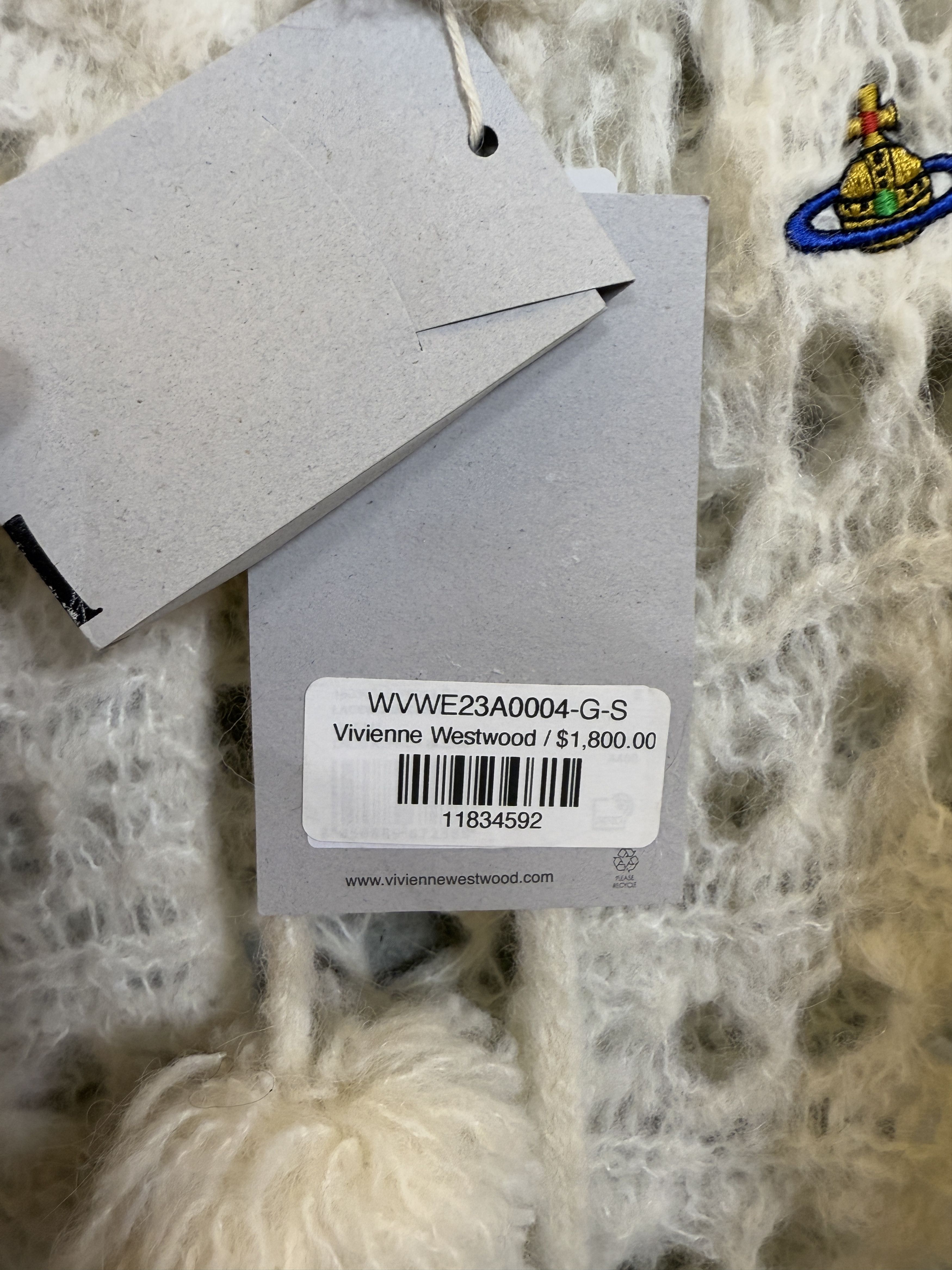 Vivienne Westwood $1800 NWT Vivienne Westwood Lacework Cardigan Size S / US 4 / IT 40 - 10 Thumbnail