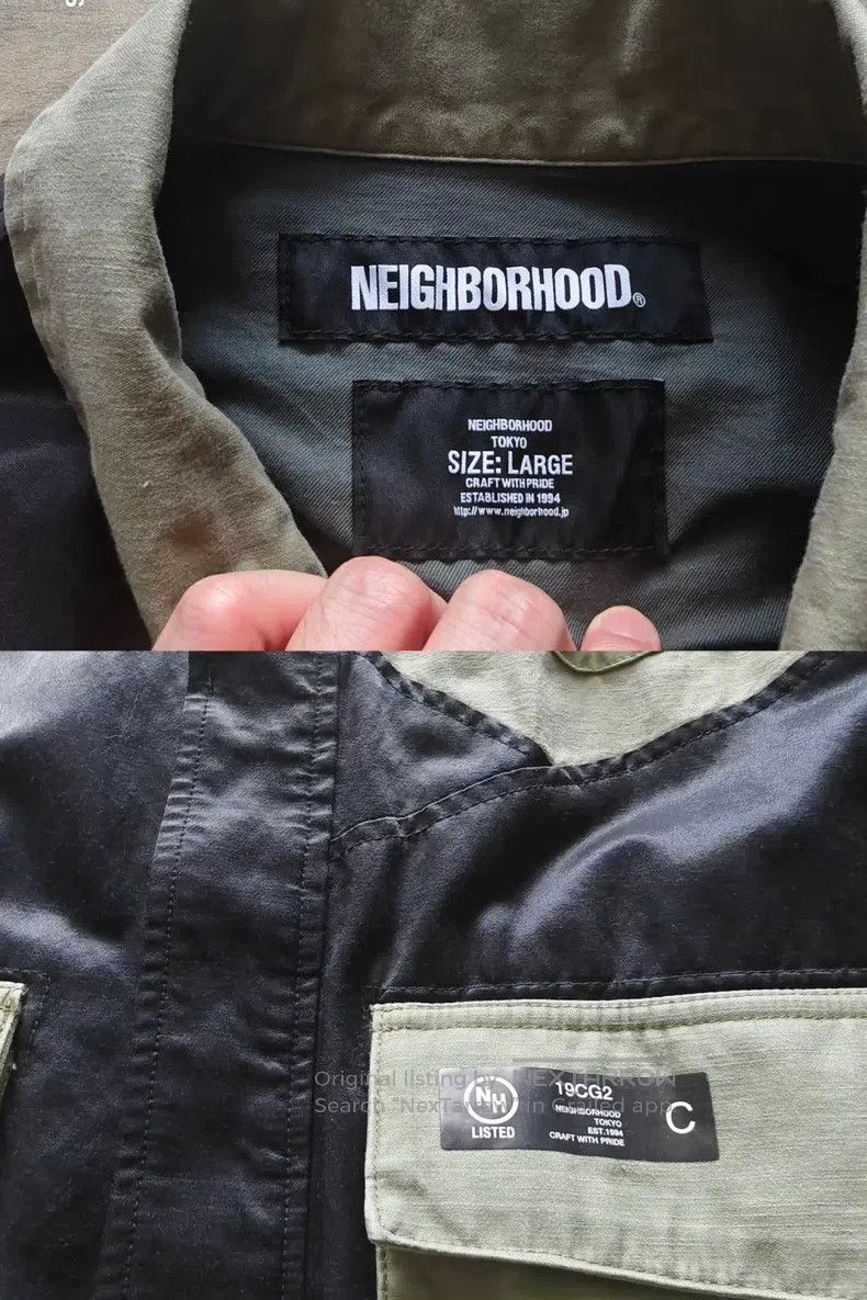 Neighborhood Neighborhood Embroidered Jacket Black and Military Green Size US L / EU 52-54 / 3 - 7 Thumbnail