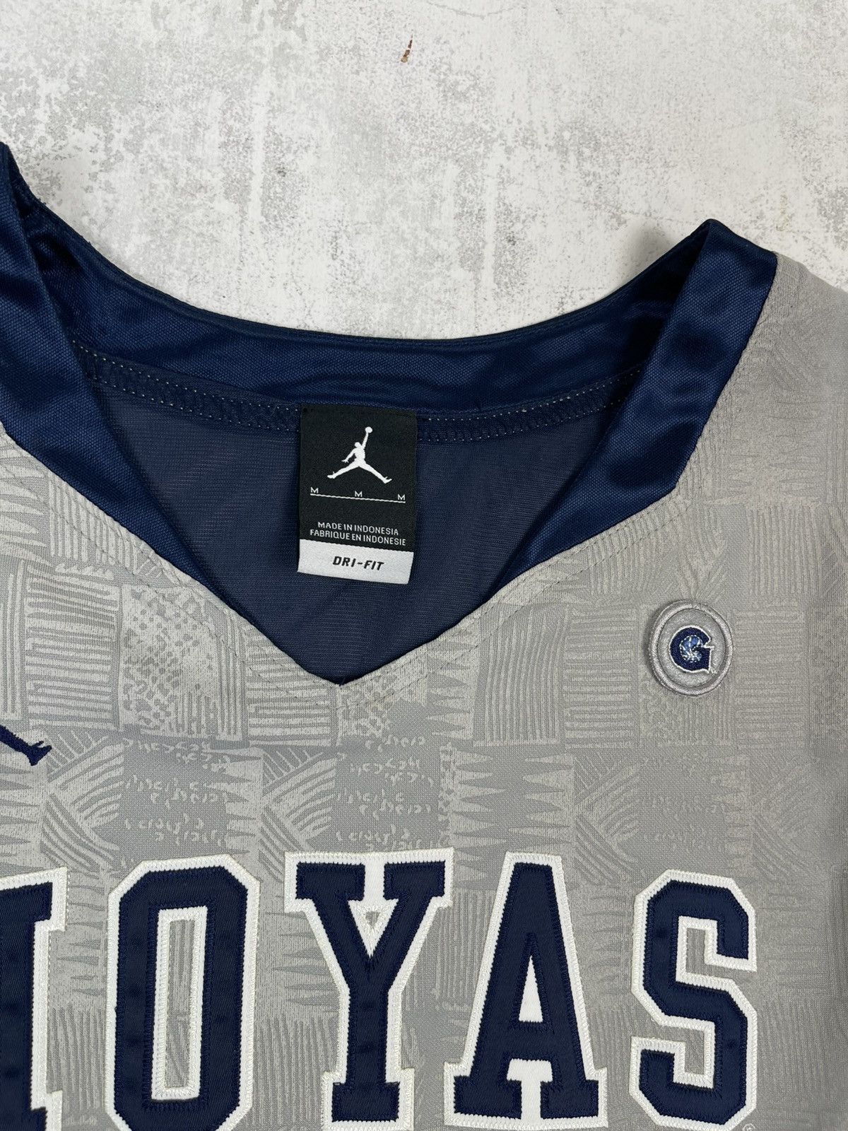 Jordan Brand 2010-11 Georgetown Hoyas Jordan Elite Kente Trim Jersey #4 Size US M / EU 48-50 / 2 - 3 Thumbnail