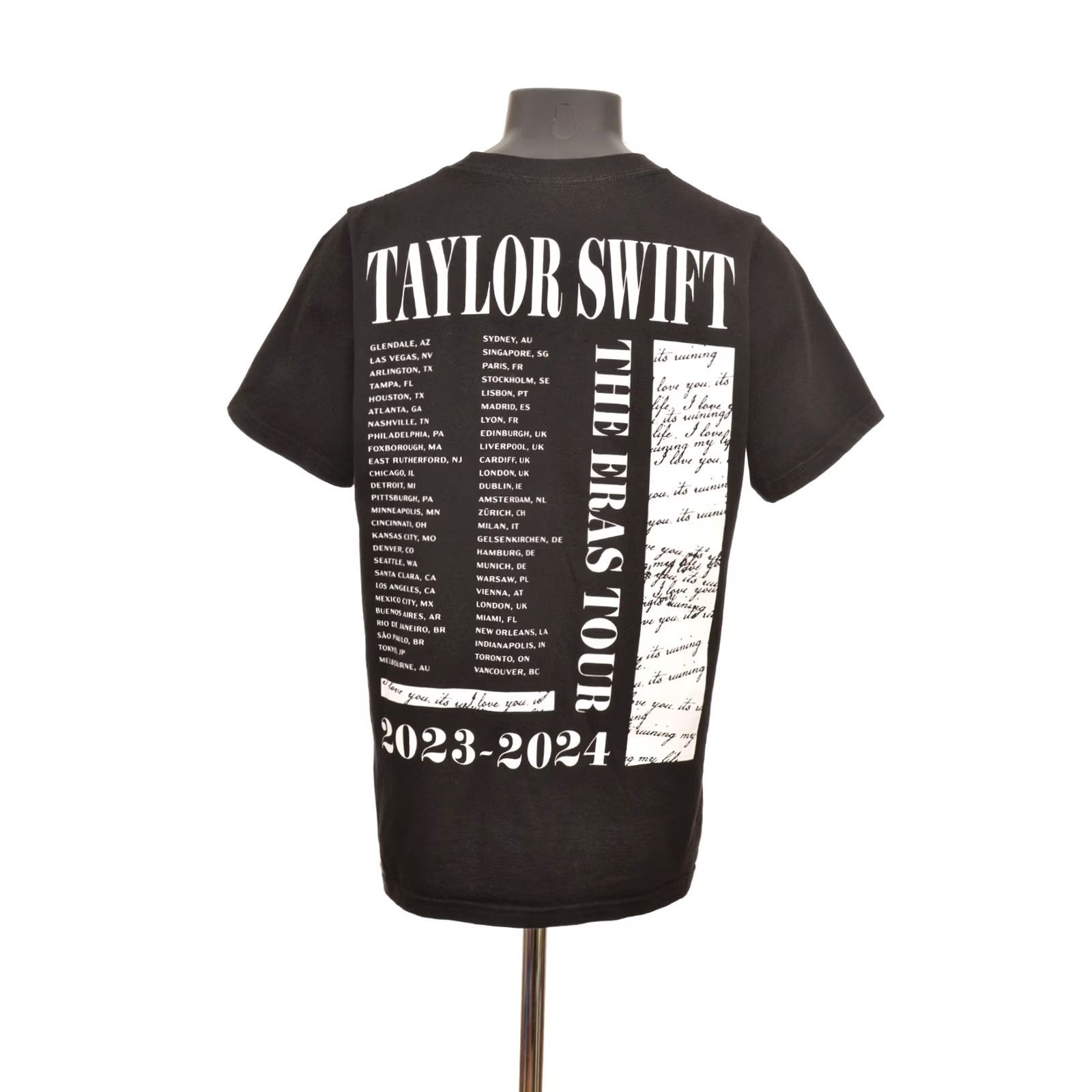 Vintage DDP Taylor Swift Eras Tour 2023/2024 T-Shirt Tee Size S Men Black Shirt XS-? Size US S / EU 44-46 / 1 - 4 Thumbnail