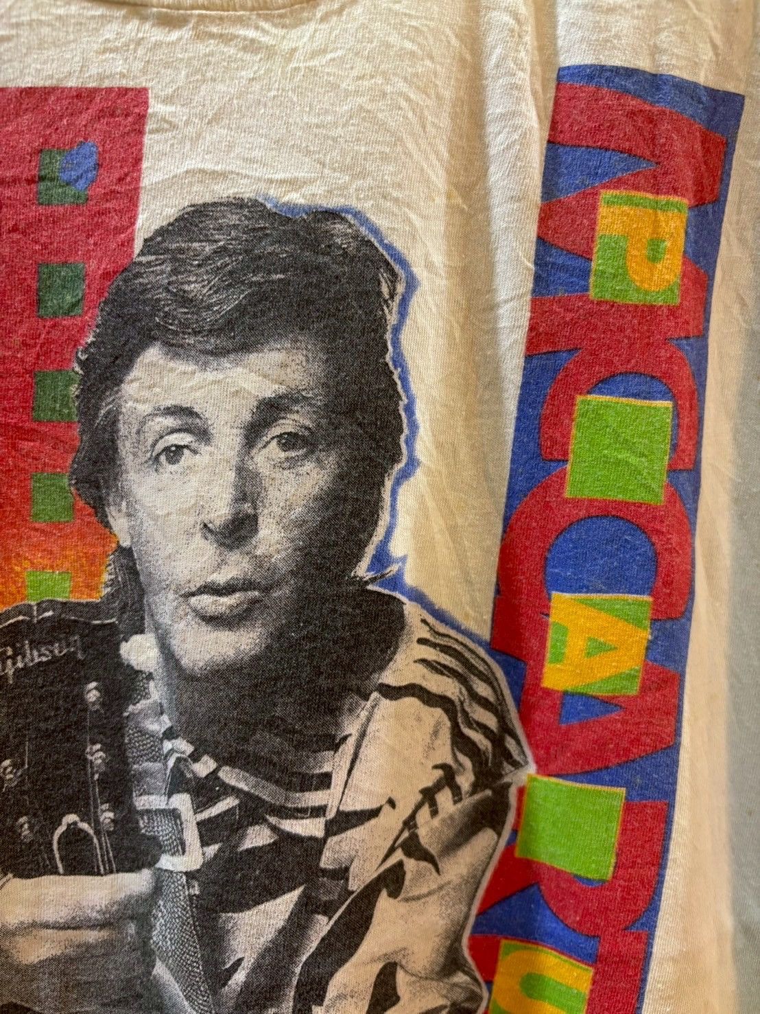 Band Tees Vintage Paul McCartney 1989’s Size US XL / EU 56 / 4 - 2 Thumbnail
