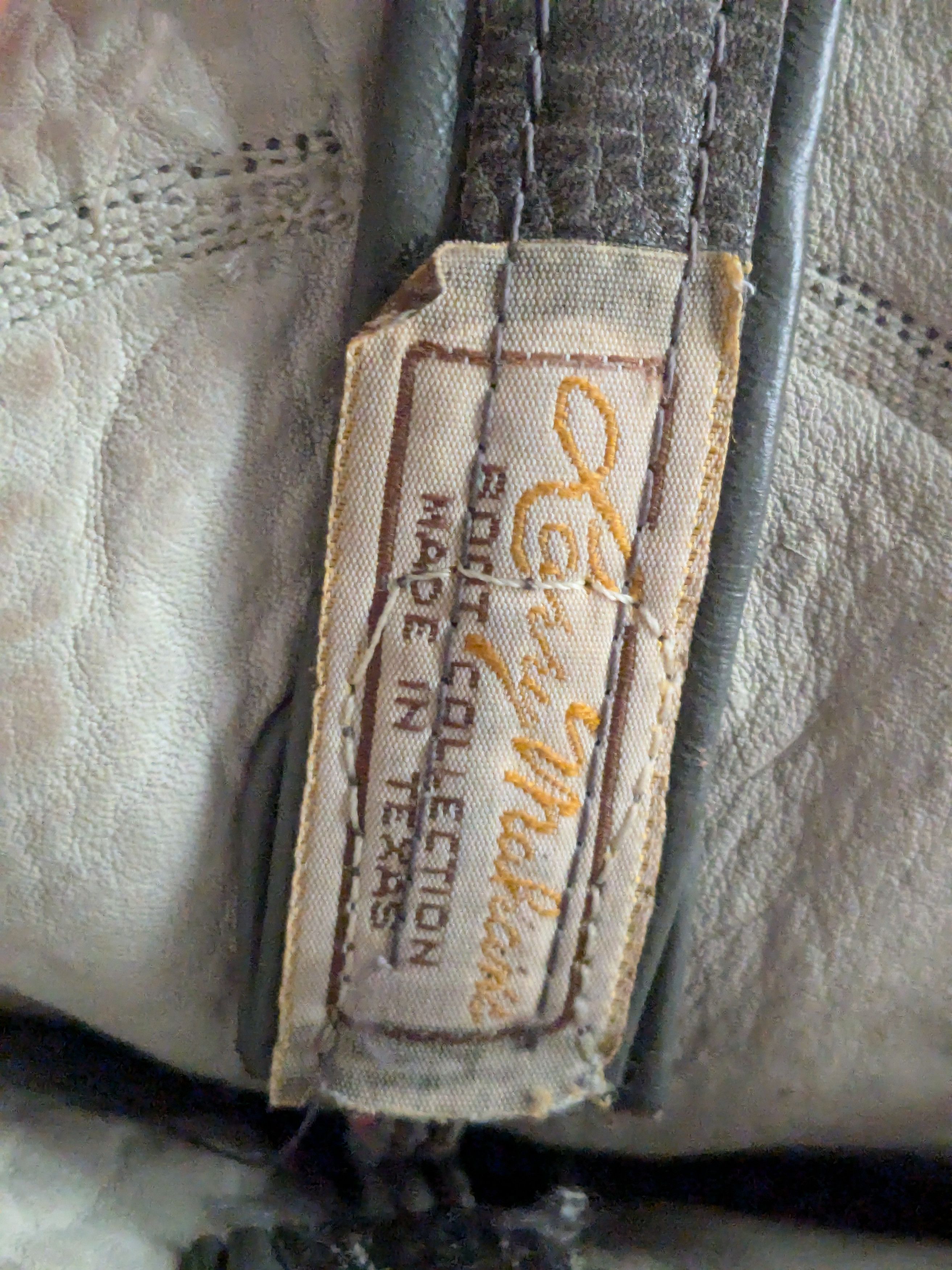 Larry Mahan Larry Mahan Cowboy Boots Olive Green Gray Leather 10 M Size US 10 / EU 43 - 14 Thumbnail
