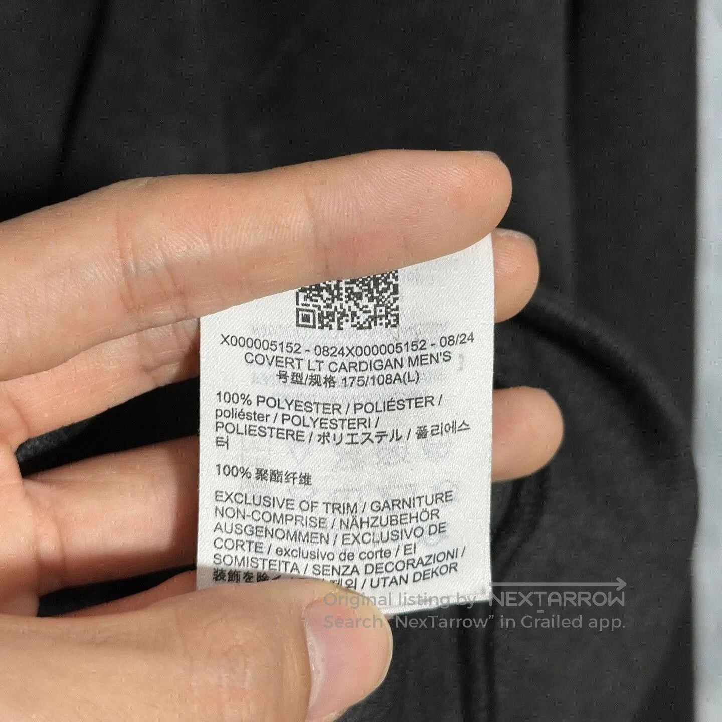 Arc'teryx arcteryx covert lt fleece jacket black large. Size US L / EU 52-54 / 3 - 6 Thumbnail