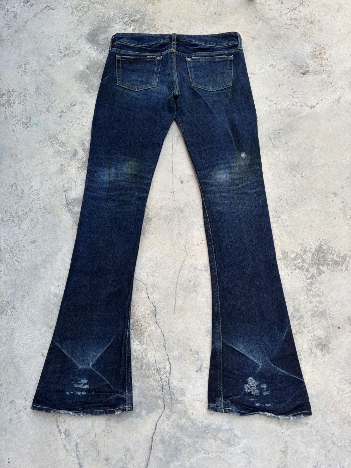 SLY Flare Jeans SLY Japanese Bootcut Claw Mark Flared Jeans Size 30" / US 8 / IT 44 - 7 Thumbnail