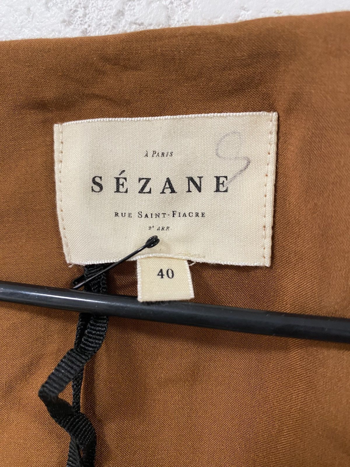 Sezane Sezane Brown Viscose Long Sleeve Bianca Noisette NWT Blouse Size M / US 6-8 / IT 42-44 - 2 Thumbnail