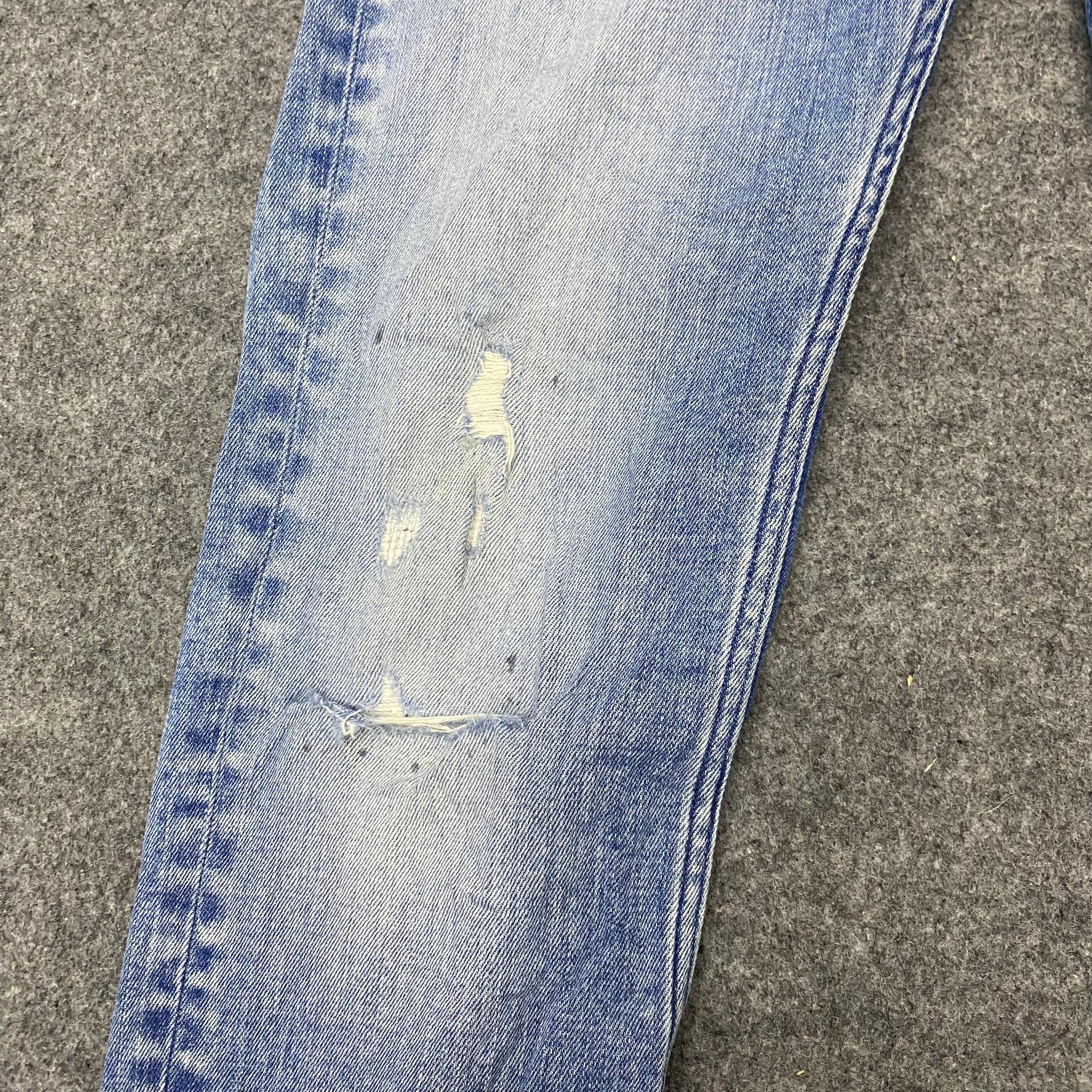 DENHAM 💥Best Offer💥Denham Slim Fit Distressed Denim Size US 31 - 13 Thumbnail