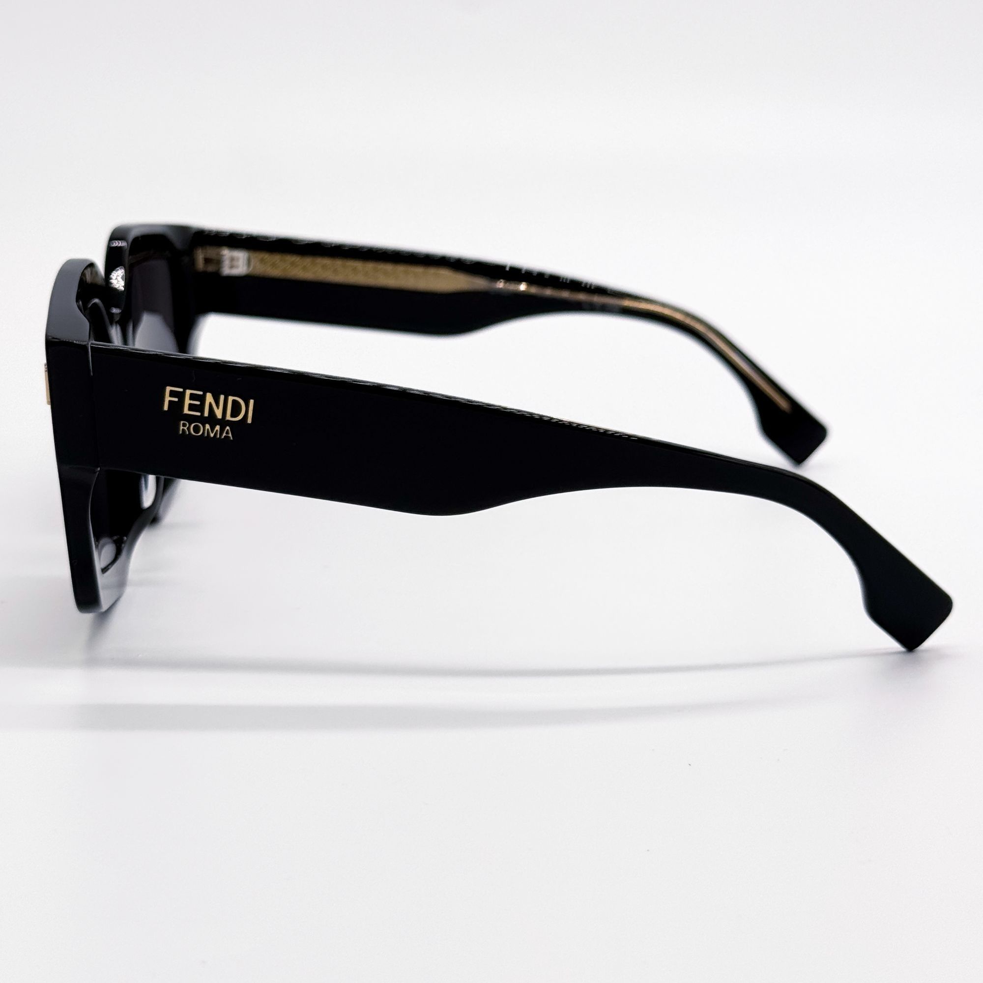 Fendi NEW FE40162F 01A GEOMETRIC WOMEN SUNGLASSES FENDI Size ONE SIZE - 6 Thumbnail
