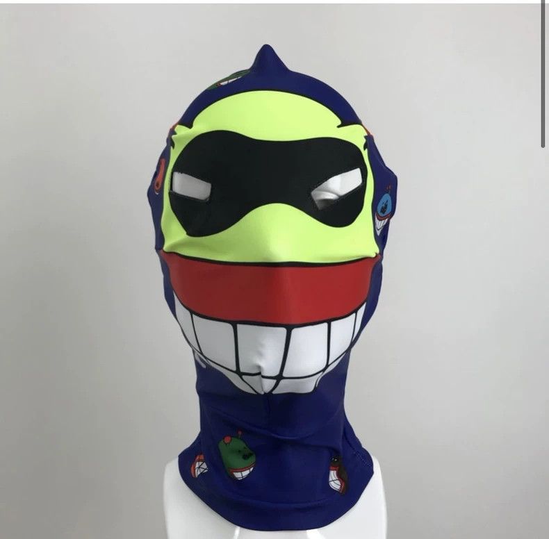 Walter Van Beirendonck Walter van Beirendonck Smile Mask Headcover - dmc Size ONE SIZE - 1 Thumbnail