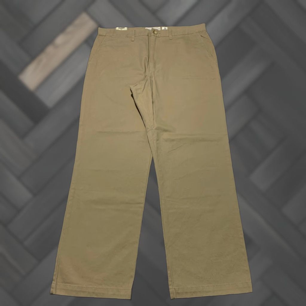 Old Navy Old Navy Khakis Mens Flat Front Straight Leg Pants 36x30 Tan Cotton NWT Classic Chino Casual Workwear Everyday Pants Mens Size US 36 / EU 52 - 1 Thumbnail