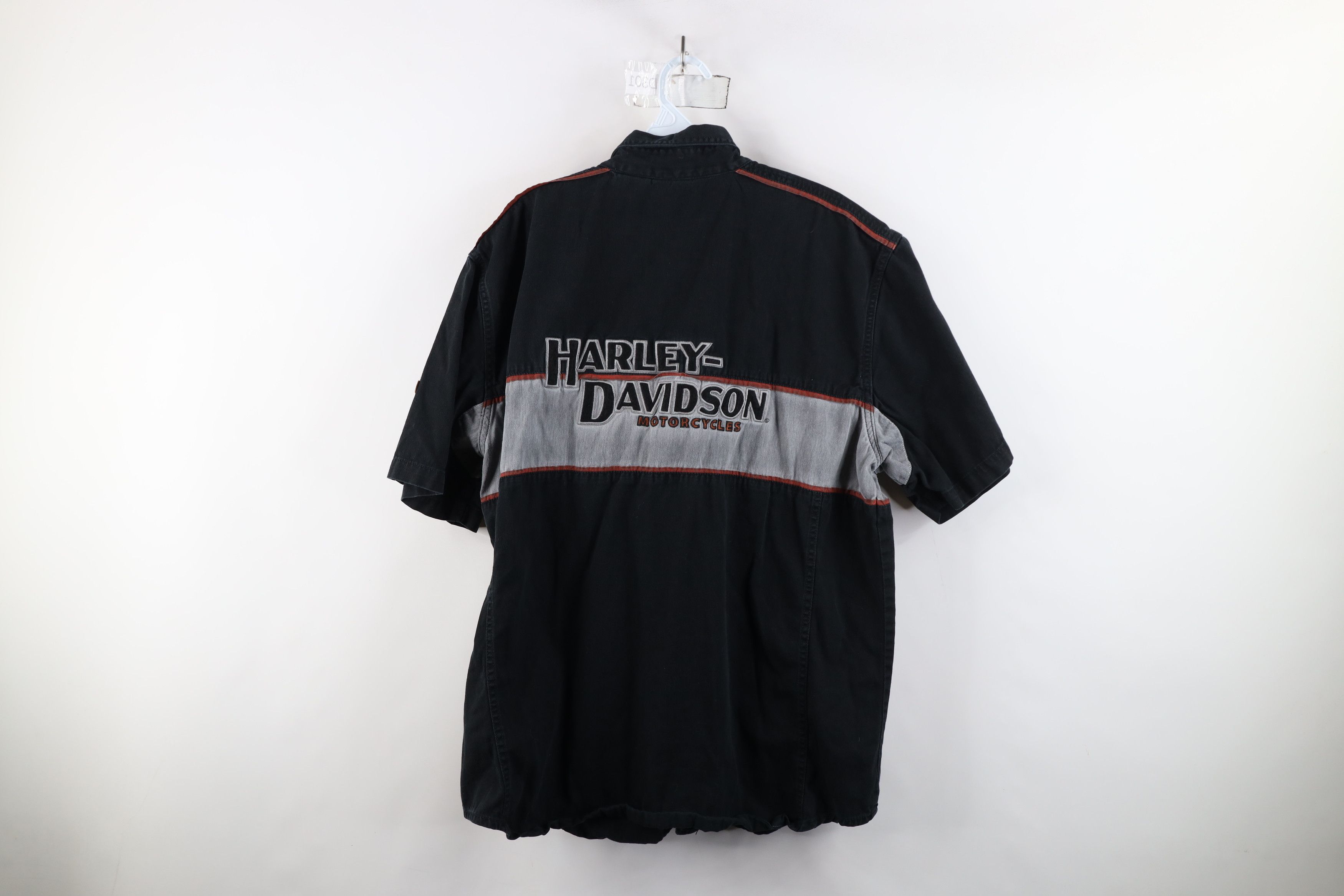 Harley Davidson × Vintage Vintage Harley Davidson Motorcycles Mechanic Button Shirt Size US XL / EU 56 / 4 - 13 Thumbnail