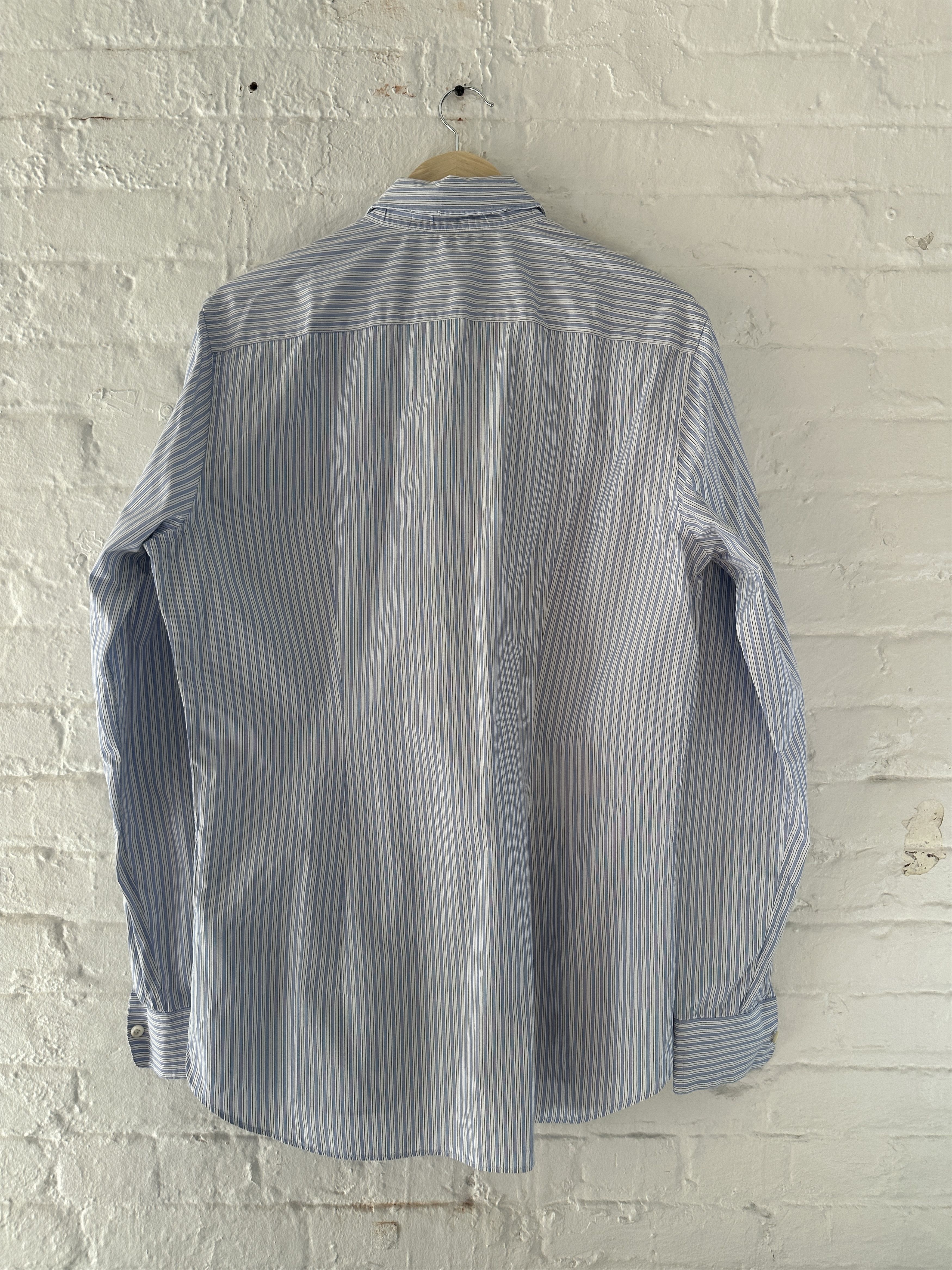 Prada Prada Striped Button Up Shirt Size US M / EU 48-50 / 2 - 3 Thumbnail