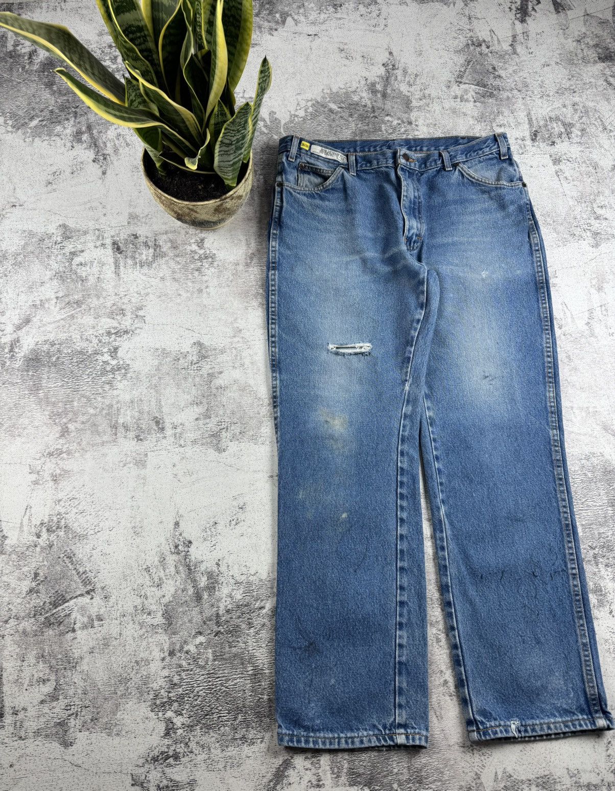 Dickies Faded Dickies Work Y2K Very Worn Denim 38/32 Jeans Pants Size US 38 / EU 54 - 3 Thumbnail