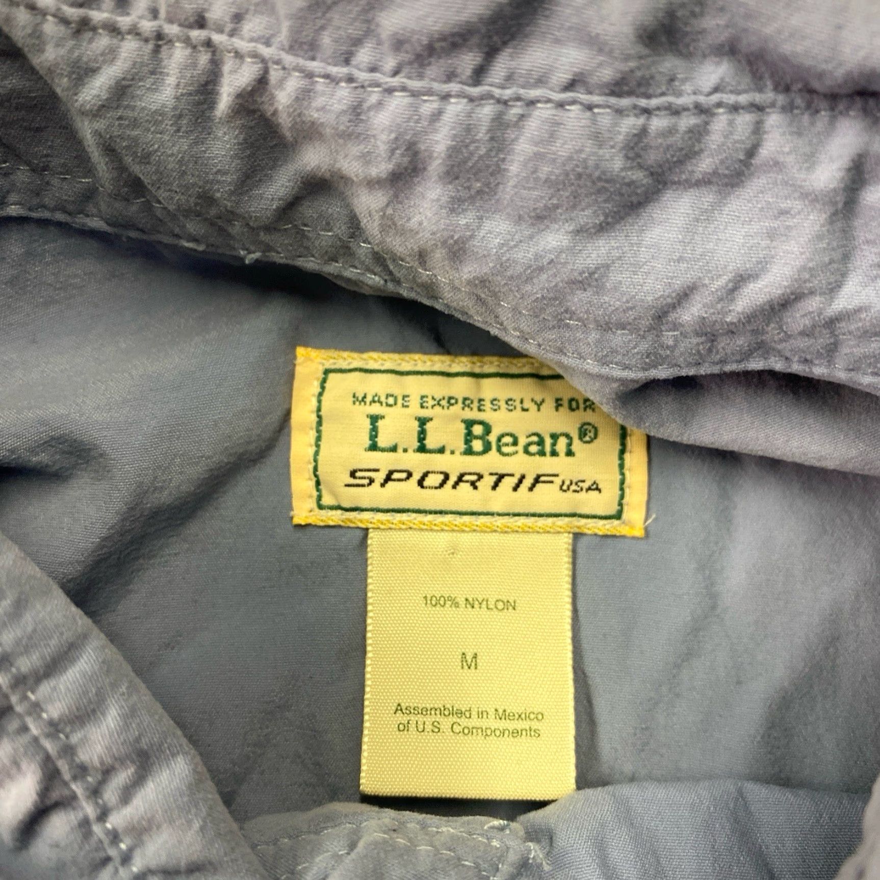 Vintage VINTAGE L.L. Bean Sportif Shirt Mens M Blue Outdoor Fishing N/A Size US M / EU 48-50 / 2 - 3 Thumbnail
