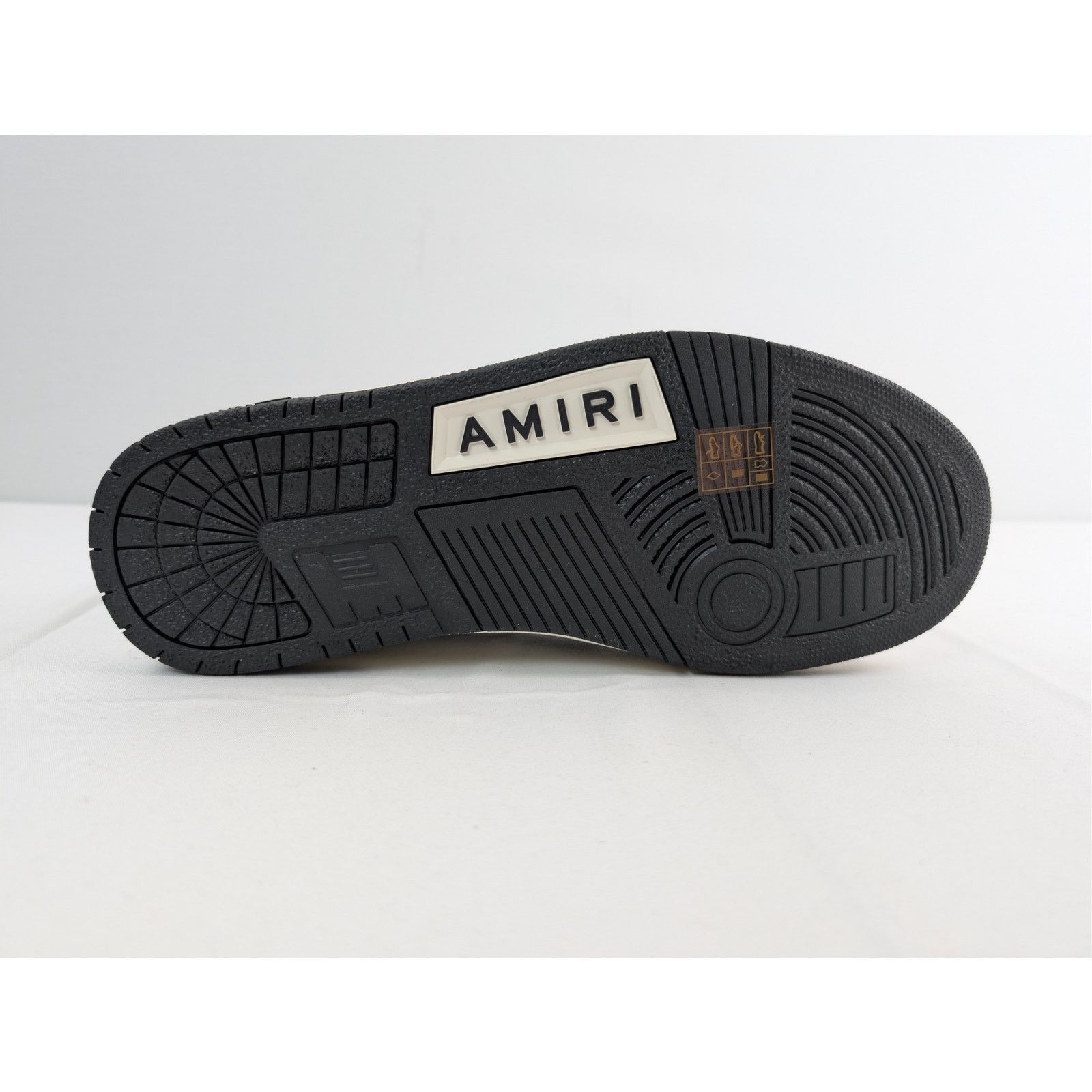 Amiri o1rshd1 Skelton Low-Top Sneakers in White/Black Size US 7 / EU 40 - 12 Thumbnail