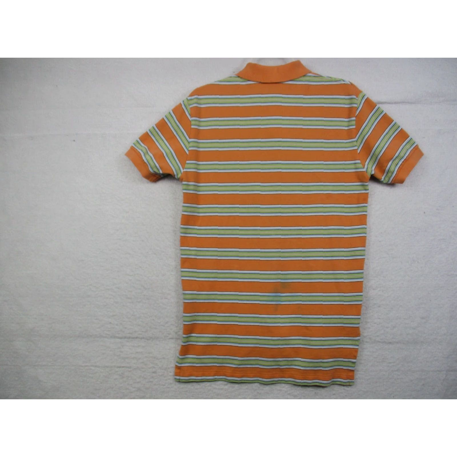 Polo Ralph Lauren Polo Ralph Lauren Shirt Small Men Collared Polo Orange Striped Polo By Ralph Lauren 90s Classic Vintage No? Size US S / EU 44-46 / 1 - 5 Thumbnail