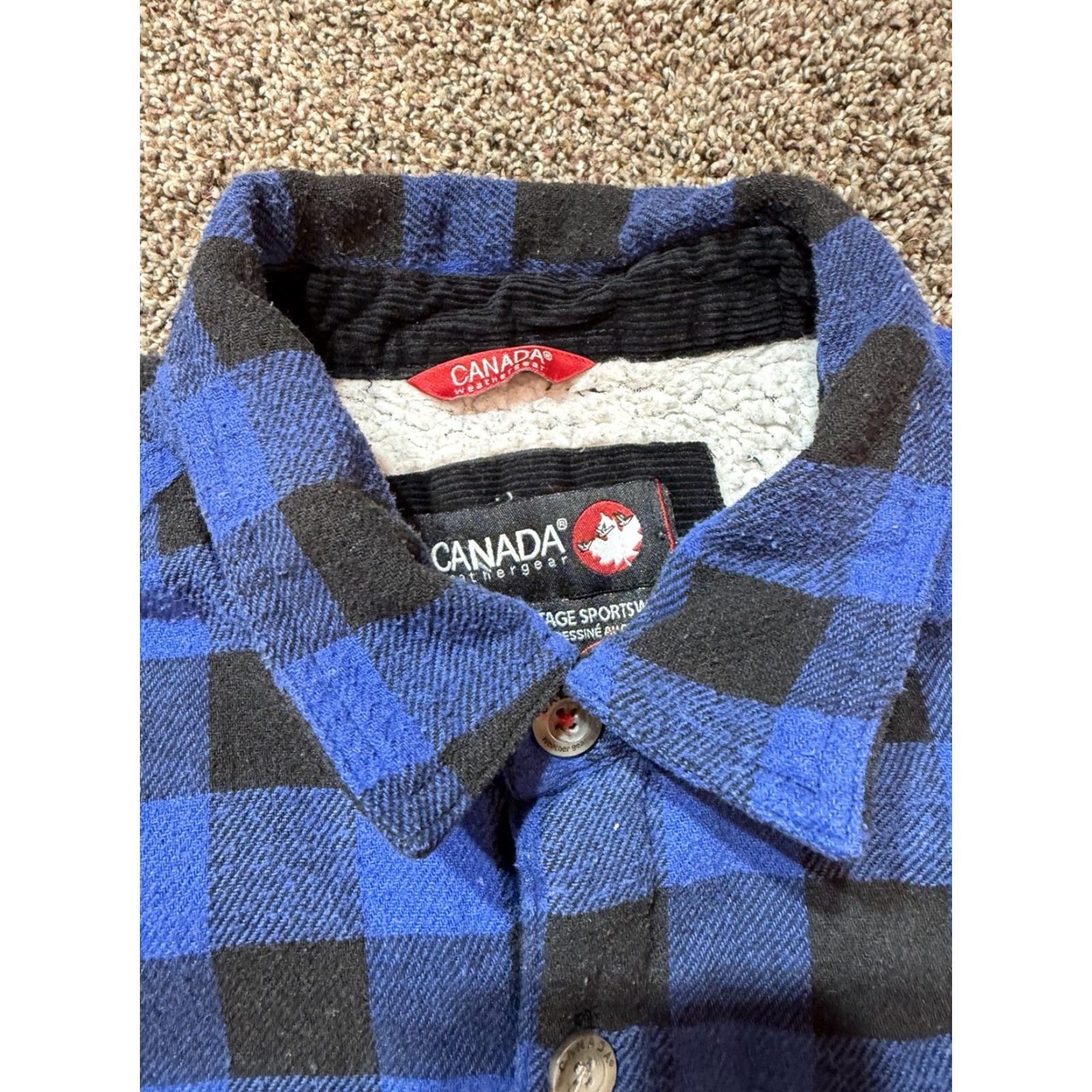 Vintage Vintage Gear Jacket Mens L Blue Plaid Sherpa Lined Weathergear Coat Winter Size US L / EU 52-54 / 3 - 2 Thumbnail