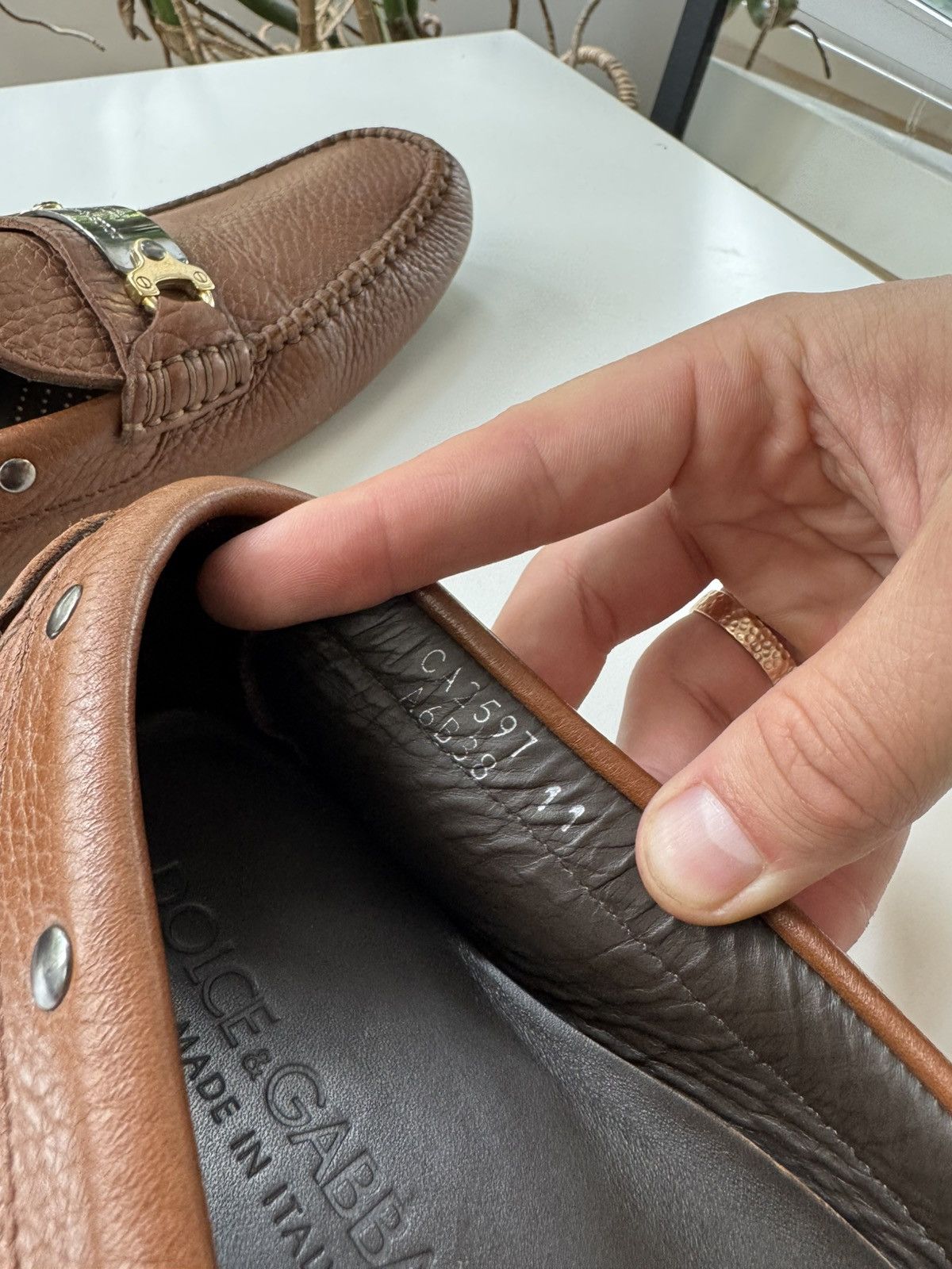 Dolce & Gabbana Dolce & Gabbana leather loafers shoes size 46(30cm) Size US 12.5 / EU 45-46 - 11 Thumbnail