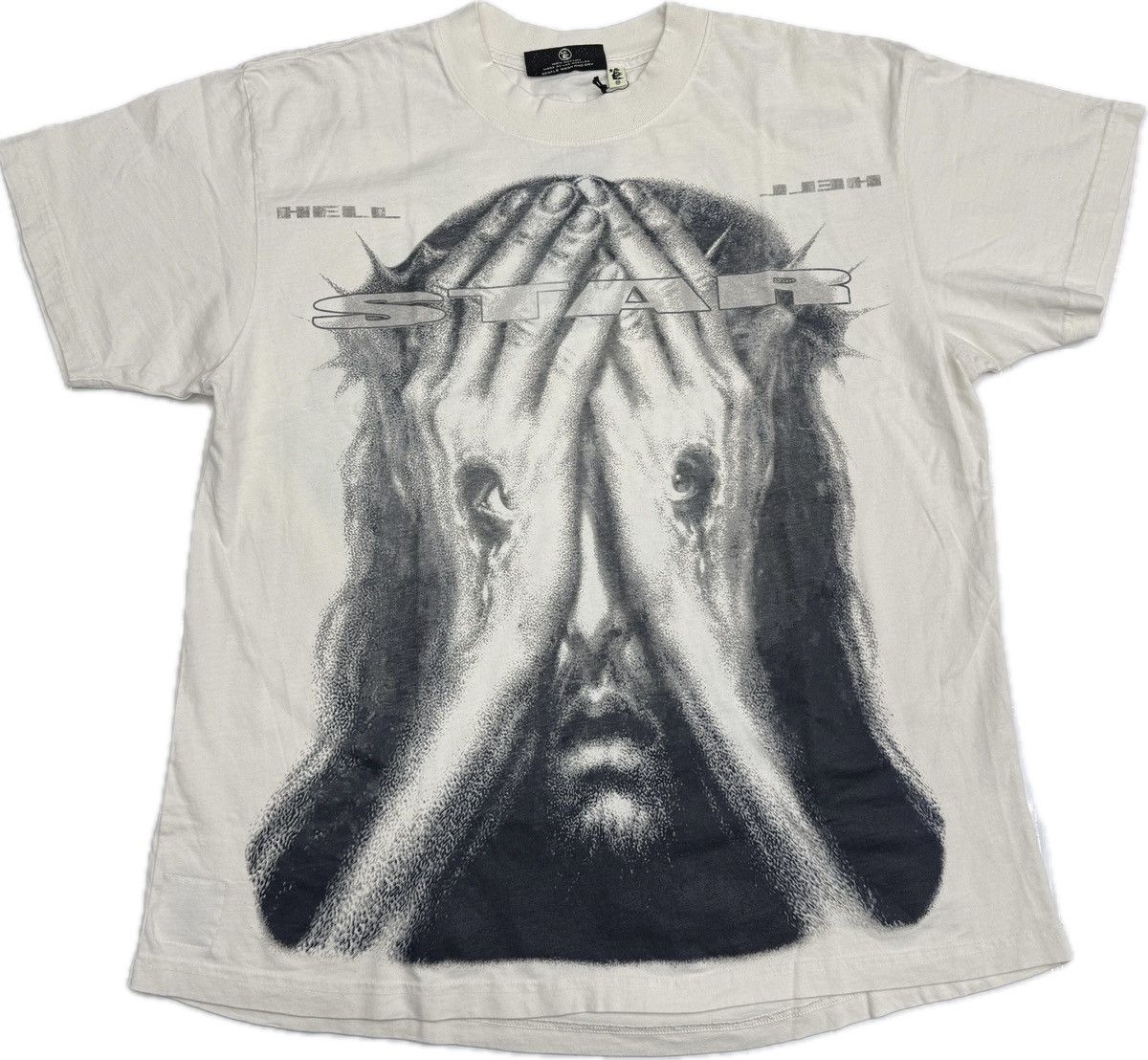 HELLSTAR Hellstar Jesus Eyes T-shirt Size US M / EU 48-50 / 2 - 1 Thumbnail