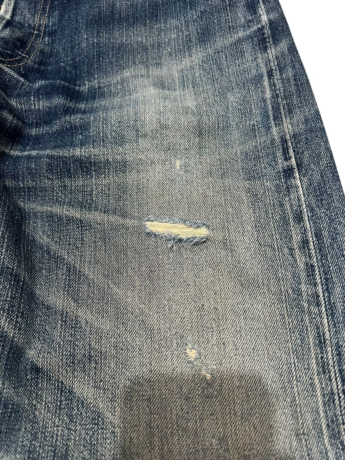 Japanese Brand Vintage Japanese Brand Selvedge Distressed Jean Japan Size US 28 / EU 44 - 6 Thumbnail