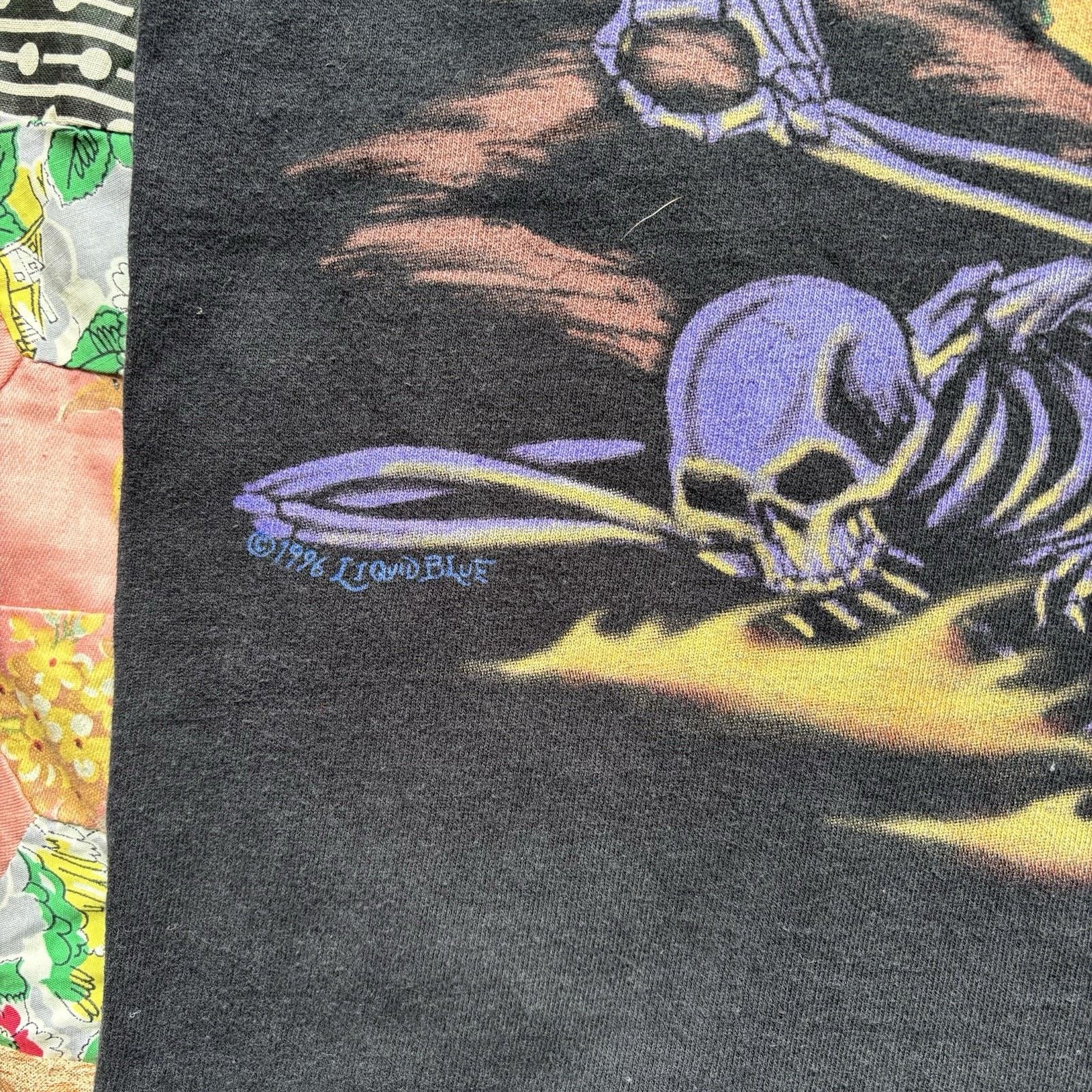 Liquid Blue Vintage 1998 Liquid Blue Skeletons Tee Size US XL / EU 56 / 4 - 4 Thumbnail