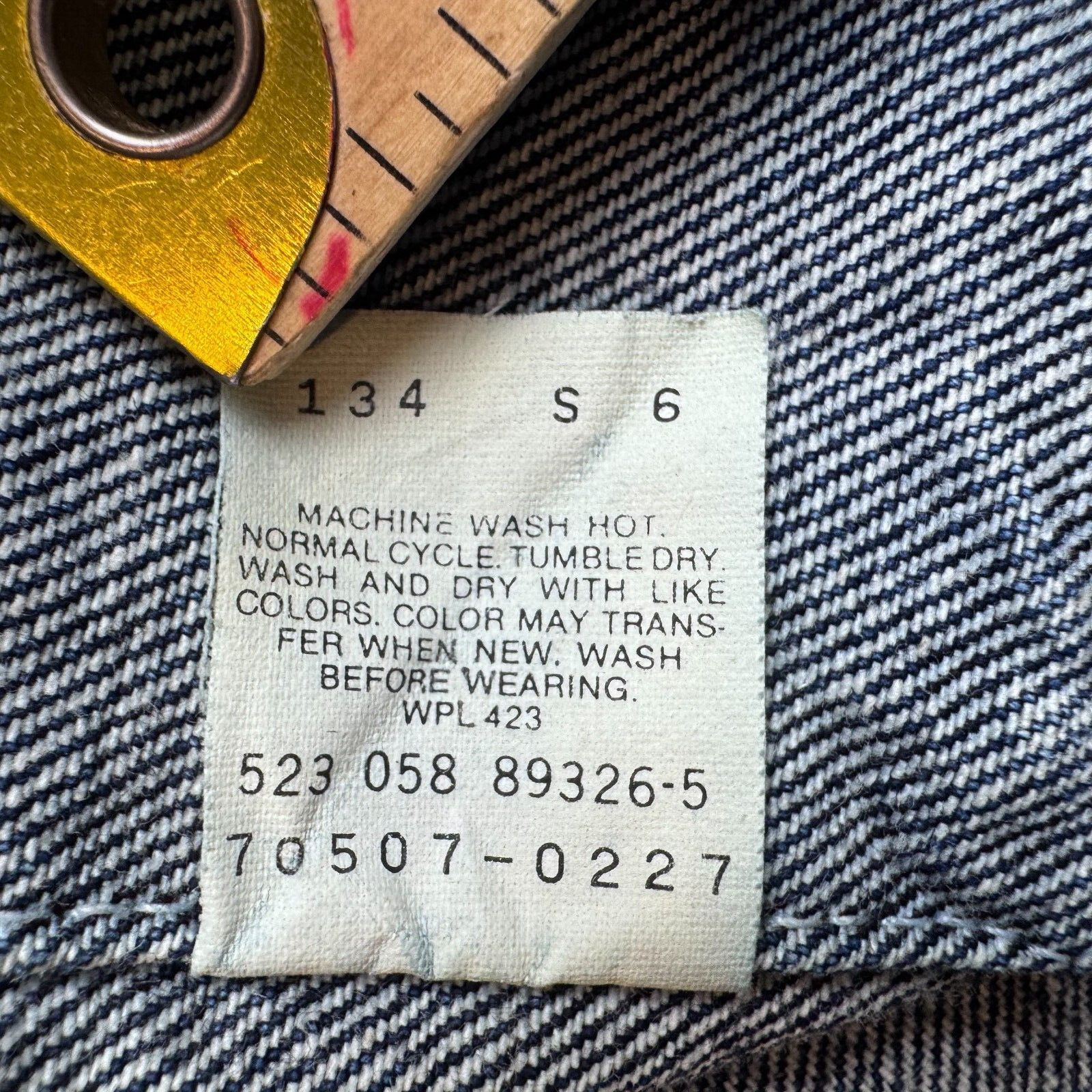 Levi's × Levi's Vintage Clothing × Vintage Levi's Jean Jacket Large 70507 0227 Made in USA Size US L / EU 52-54 / 3 - 9 Thumbnail
