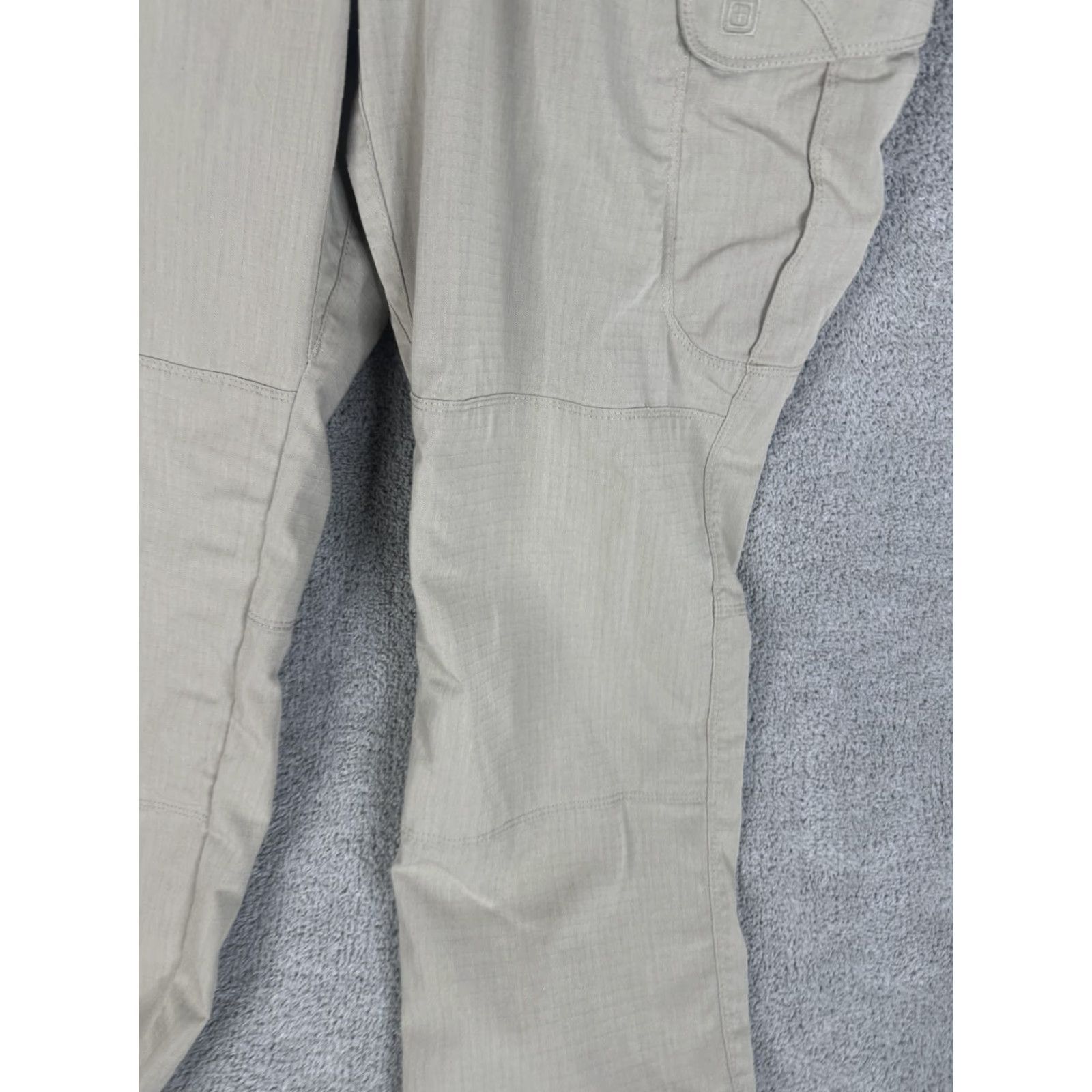 Vintage 5.11 Tactical Pants Mens 34 Khaki Taclite Pro Cargo Ripstop Work Outdoors Cargo Pants Men 34 Khaki Bags Pockets 5.11 Logo Mens Size US 34 / EU 50 - 7 Thumbnail