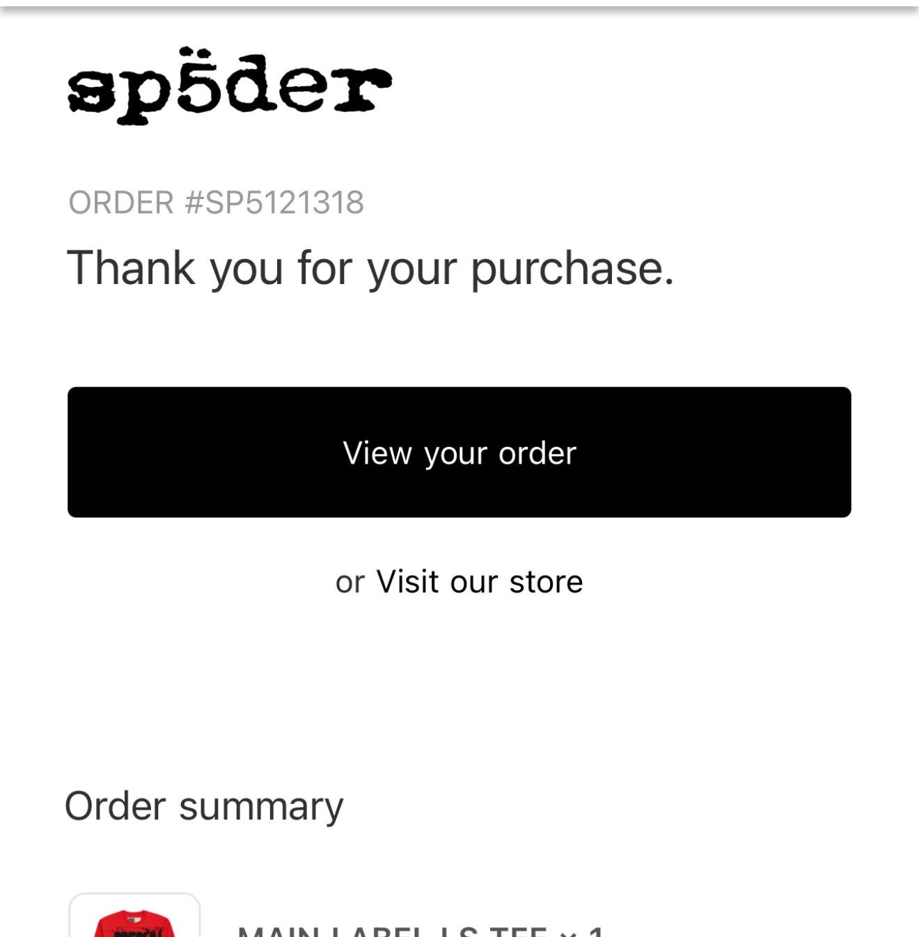 Sp5der × Young Thug Sp5der Main Label L/S Tee Size US M / EU 48-50 / 2 - 9 Thumbnail