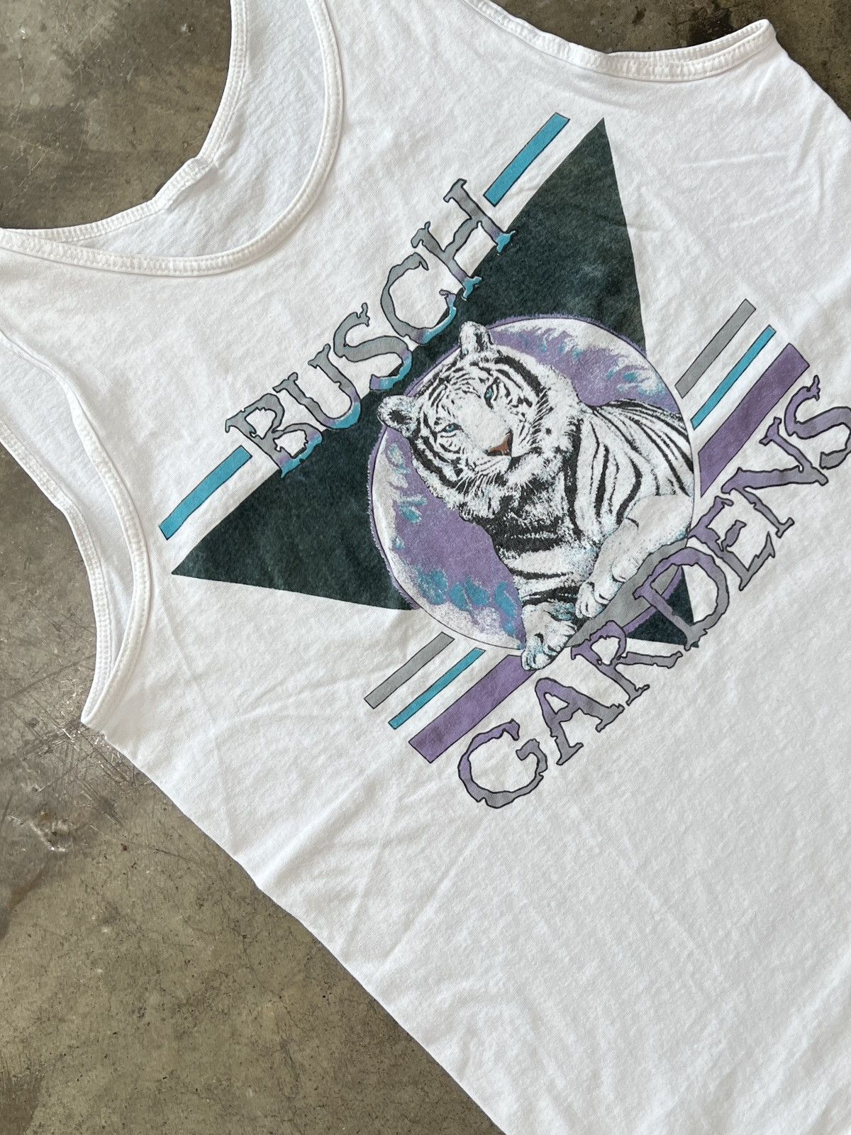 Vintage Vintage Busch Gardens Siberian Tiger Single Stitch Medium Size US M / EU 48-50 / 2 - 1 Thumbnail