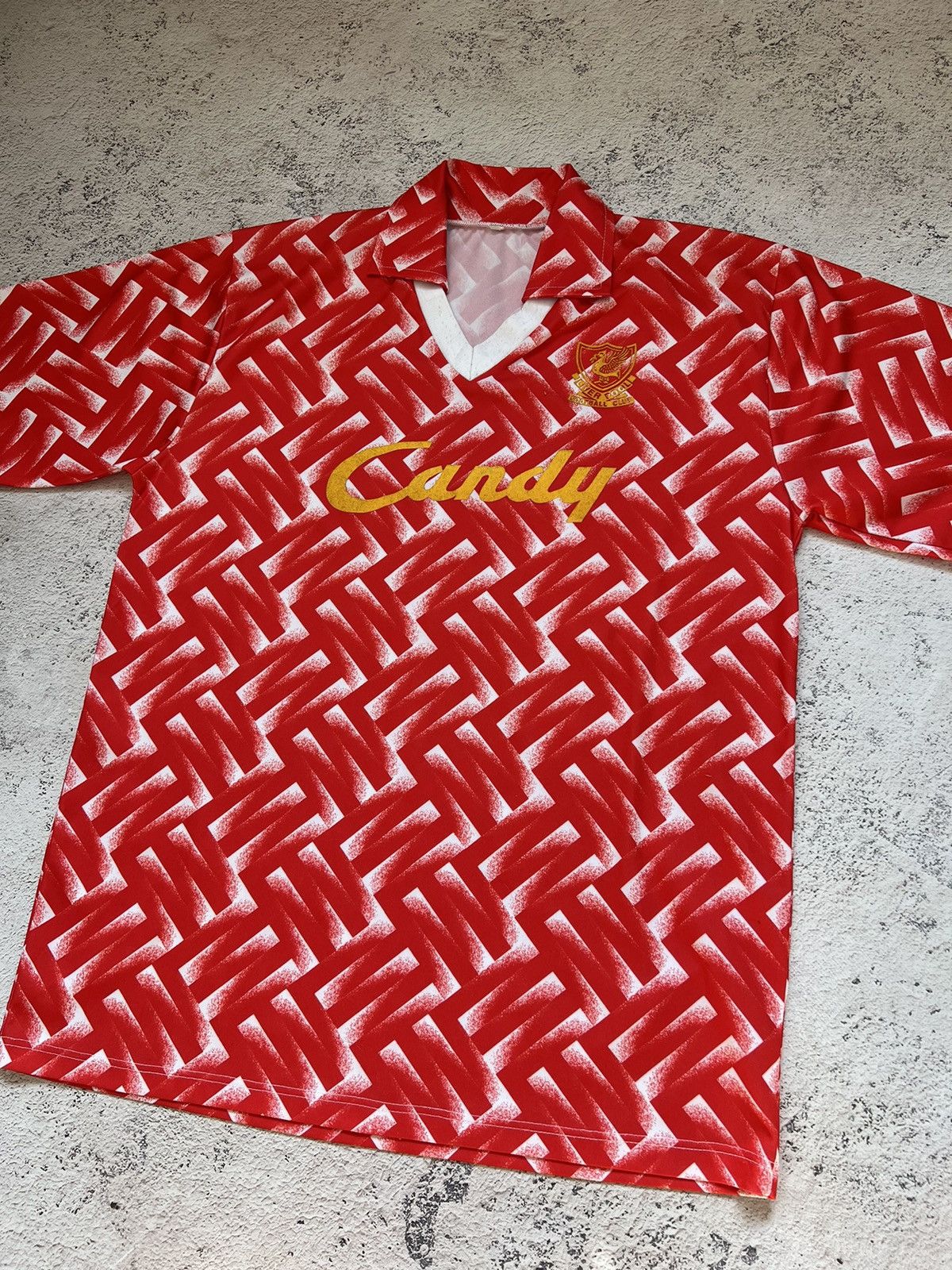 Vintage Vintage Liverpool Retro Style Candy Soccer Jersey Shirt Size US L / EU 52-54 / 3 - 4 Thumbnail
