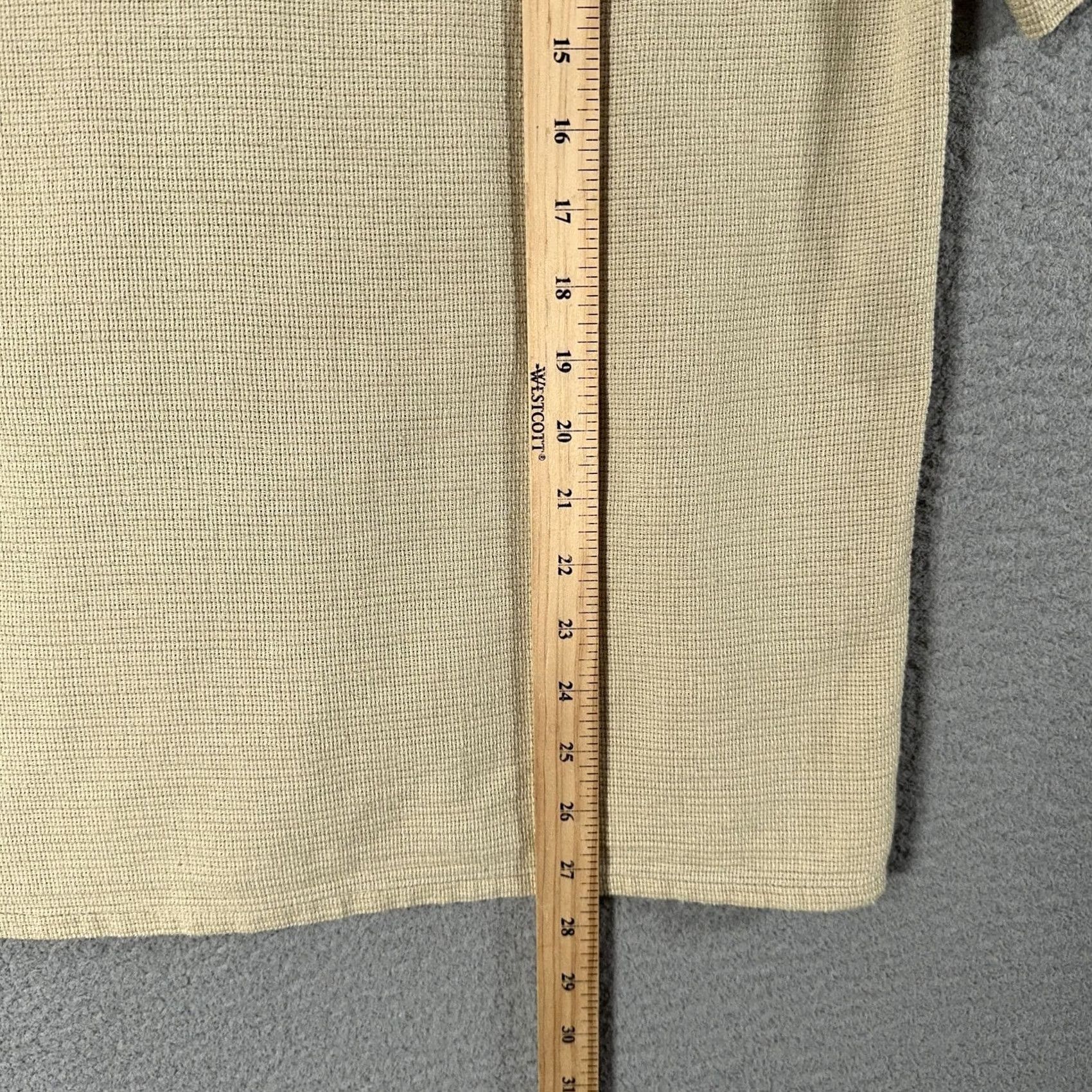 Banana Republic VINTAGE Banana Republic Shirt Mens XS Beige Safari Camp Waffle Cotton 80s Size US XS / EU 42 / 0 - 6 Thumbnail