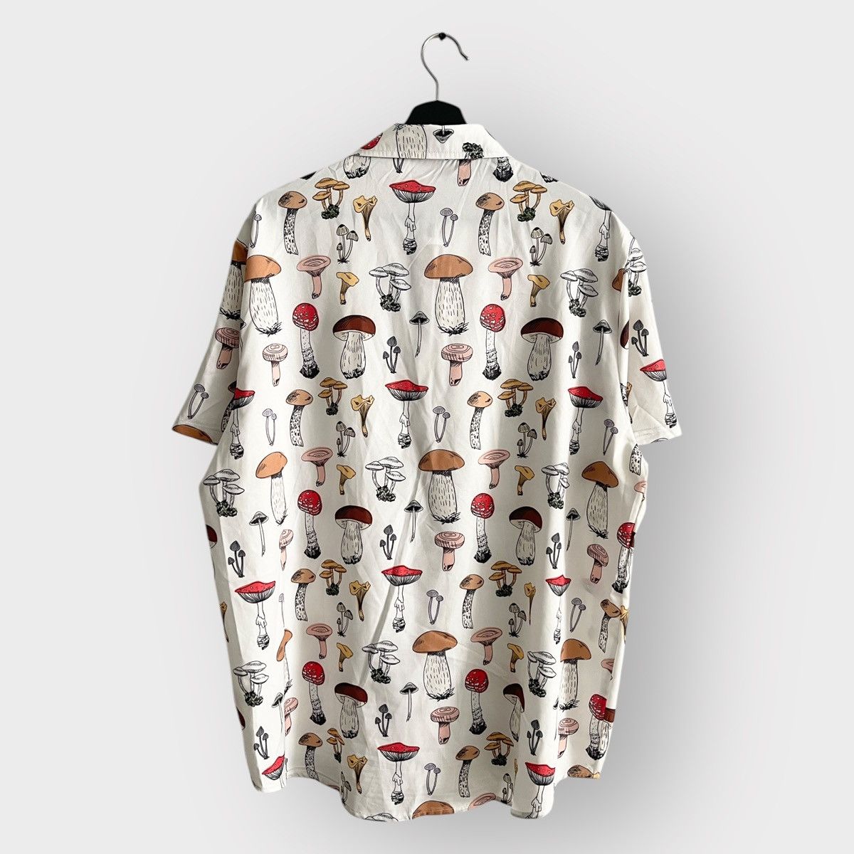 Other STEAL! Vintage 2000s Mushrooms Short Sleeves Shirt (2XL) Size US XXL / EU 58 / 5 - 2 Thumbnail