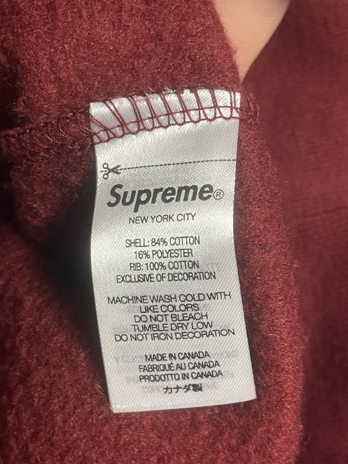 Supreme Size M - Supreme Crewneck Red Brand New Size US M / EU 48-50 / 2 - 9 Thumbnail