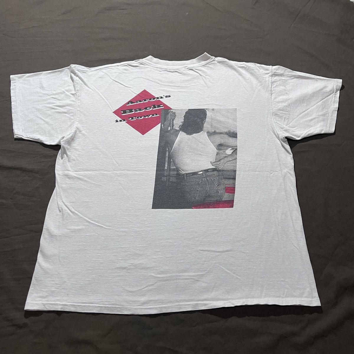 Band Tees Vintage 90s Aaron Tippin Tee XL Country music winterland Size US XL / EU 56 / 4 - 7 Thumbnail