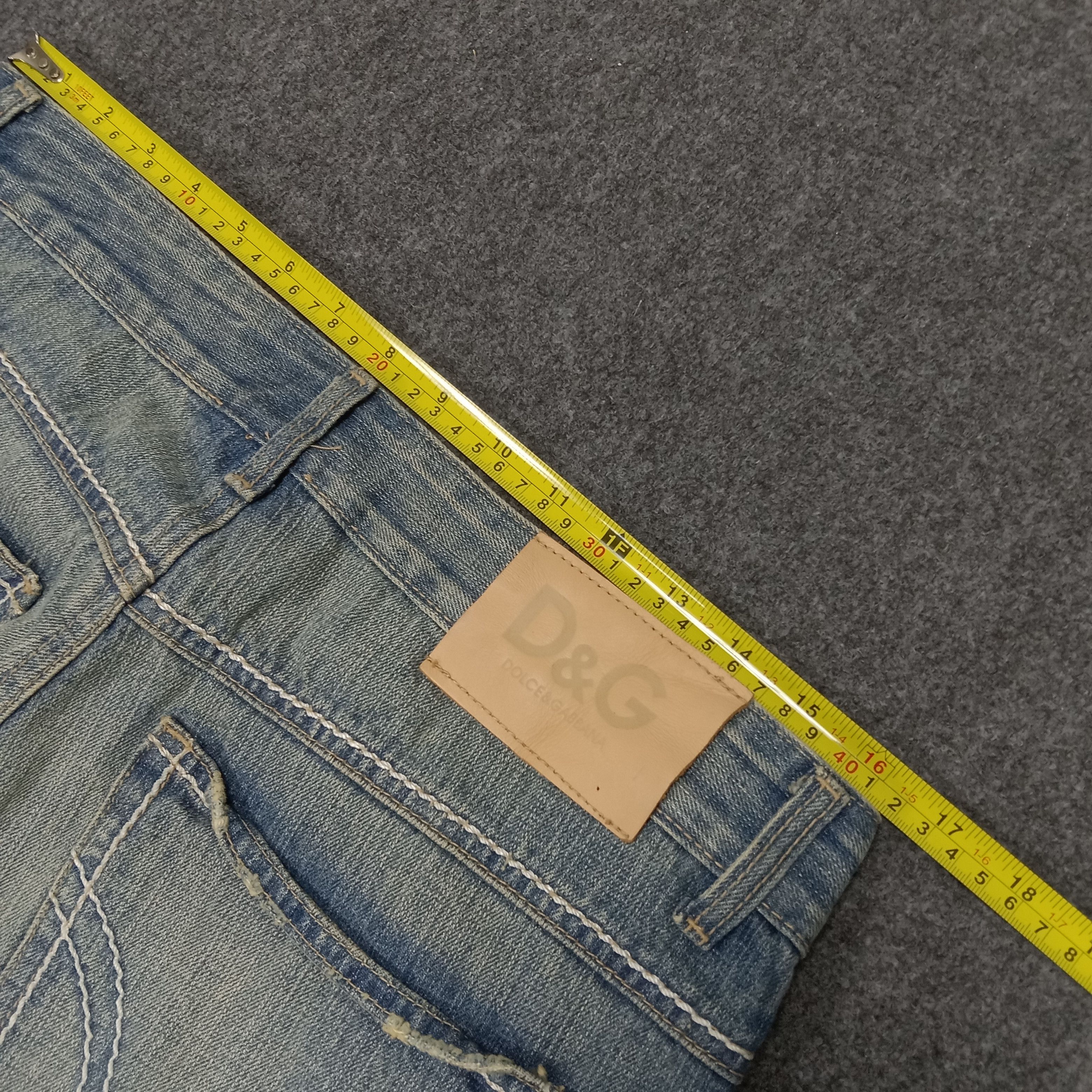 Dolce & Gabbana Dolce & Gabbana Italian Brand Distressed Denim Jeans Size US 34 / EU 50 - 10 Thumbnail