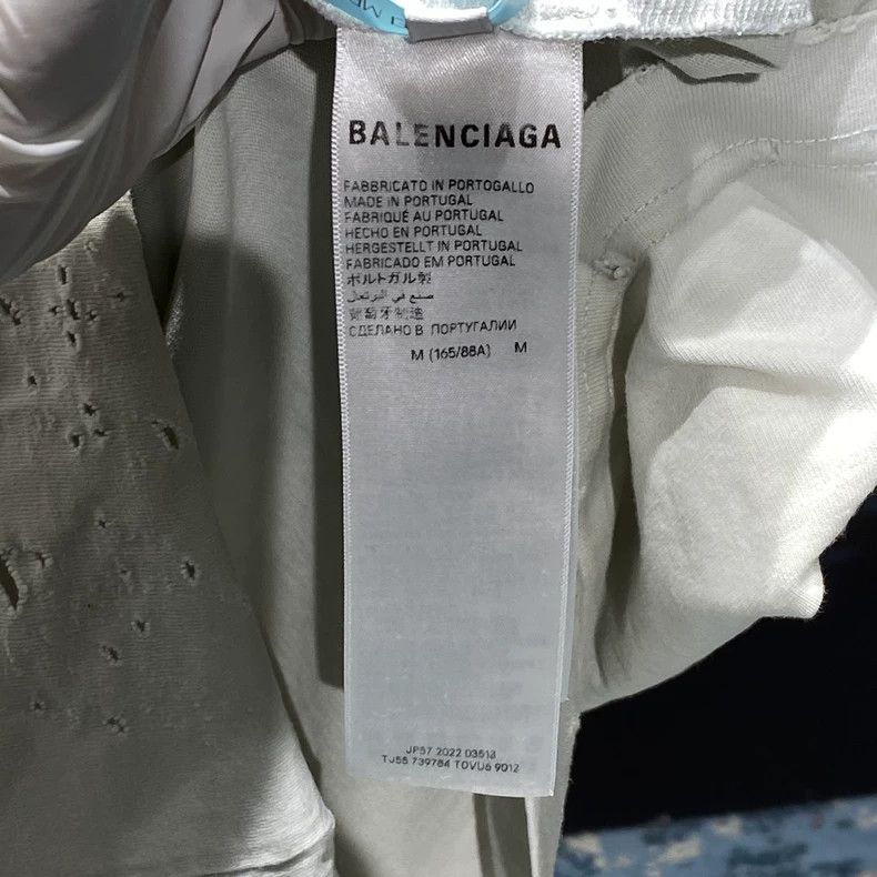 Balenciaga Balenciaga Bitcoin mud dyeing to make old damaged short sl Size US M / EU 48-50 / 2 - 4 Thumbnail