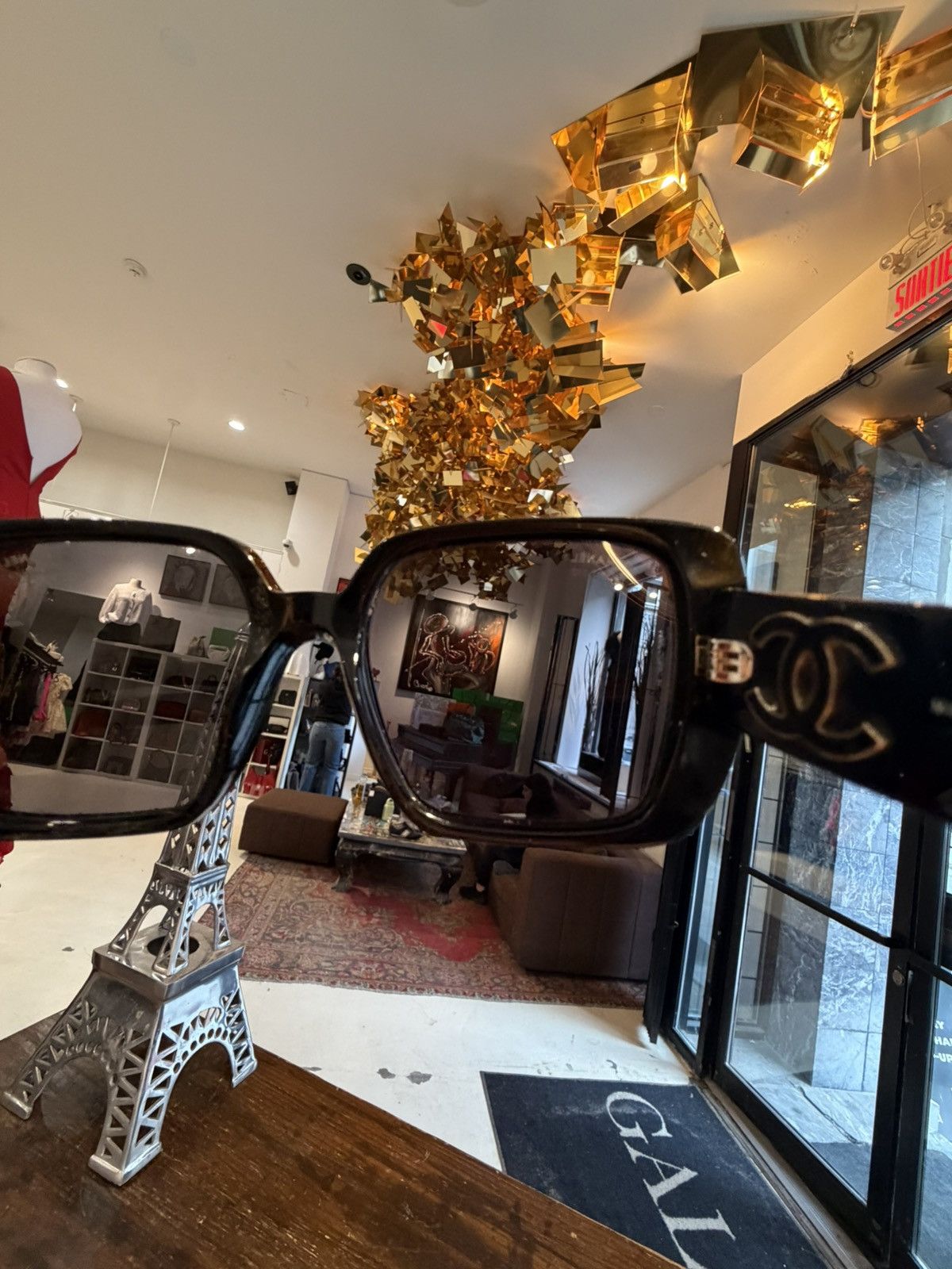Chanel CHANEL POLARIZED SQUARE SUNGLASSES ✨ Size ONE SIZE - 7 Thumbnail