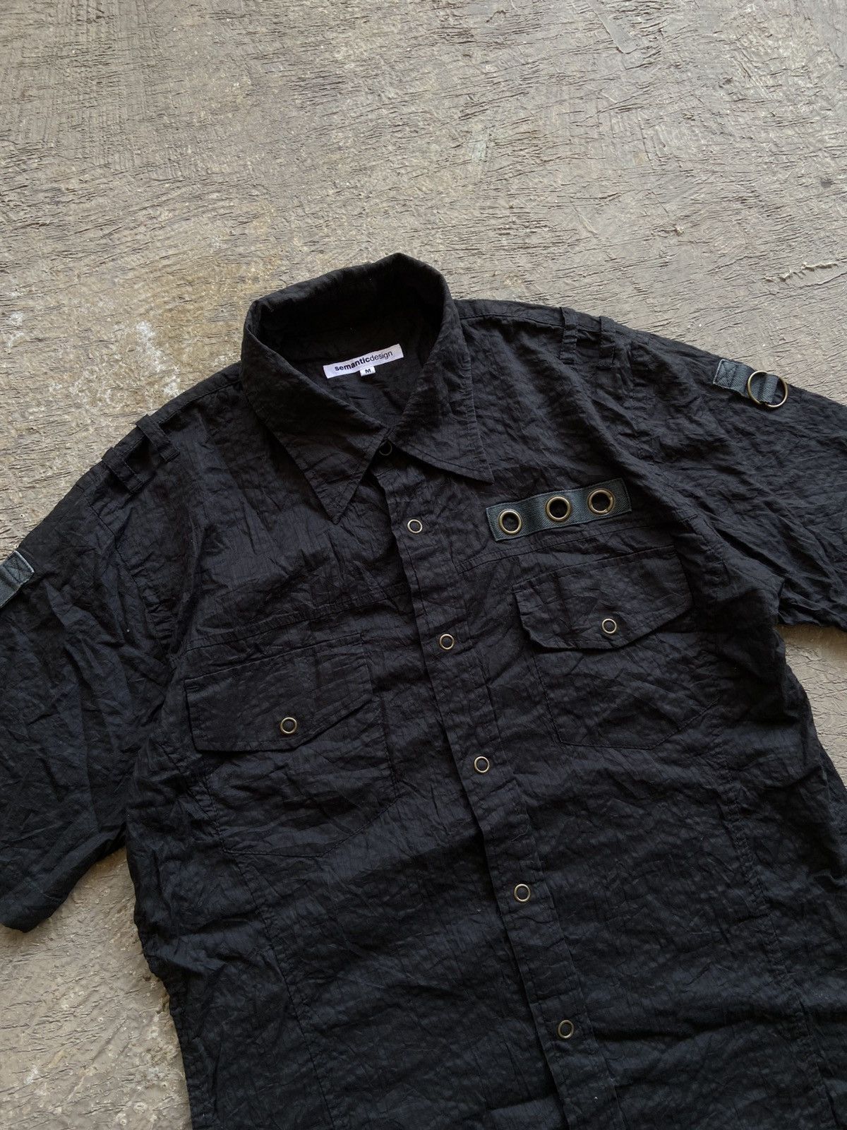semanticdesign 2000s Semanticdesign - Vkei Style Snap Button Shirt Size M / US 6-8 / IT 42-44 - 2 Thumbnail