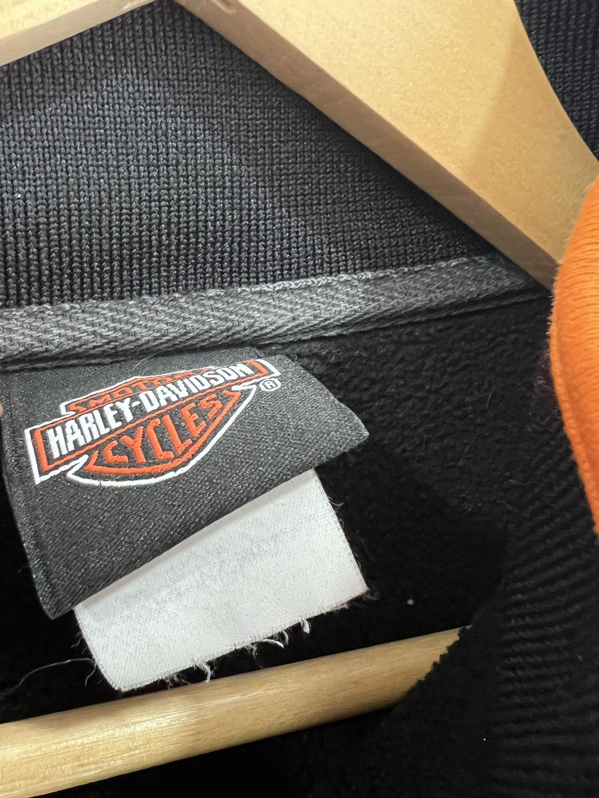 Harley Davidson Vintage Harley Davidson Sweater Fleece quarter zip Size US L / EU 52-54 / 3 - 4 Thumbnail