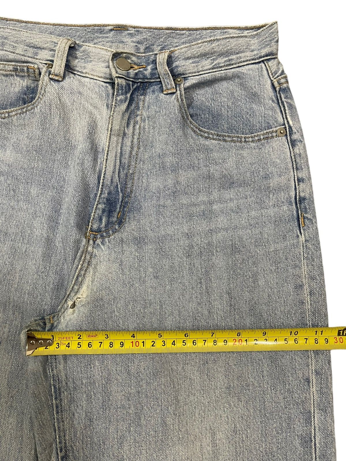 GU Vintage Japanese GU Blue Wash Style Baggy Jeans Size US 29 - 15 Thumbnail