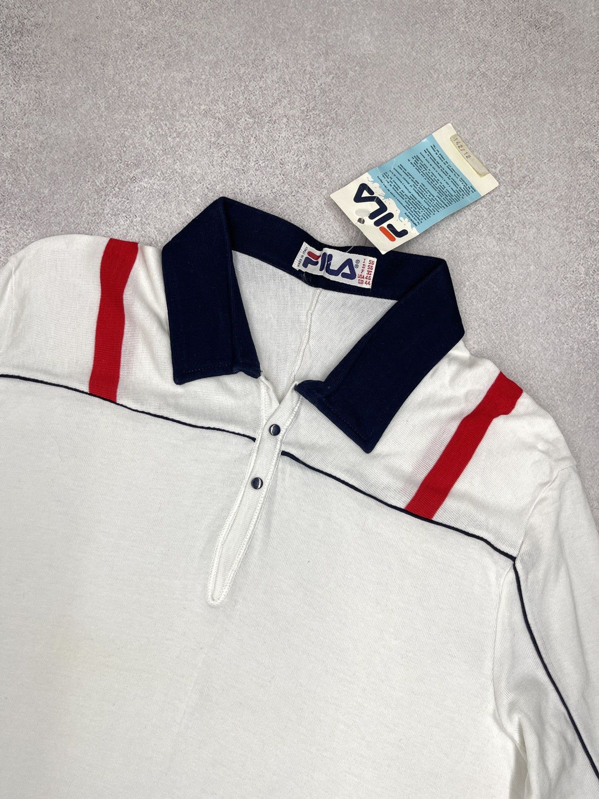 Bjorn Borg Rare Vintage 70s New Fila Bjorn Borg BJ Tennis Polo Italy Size US S / EU 44-46 / 1 - 4 Thumbnail